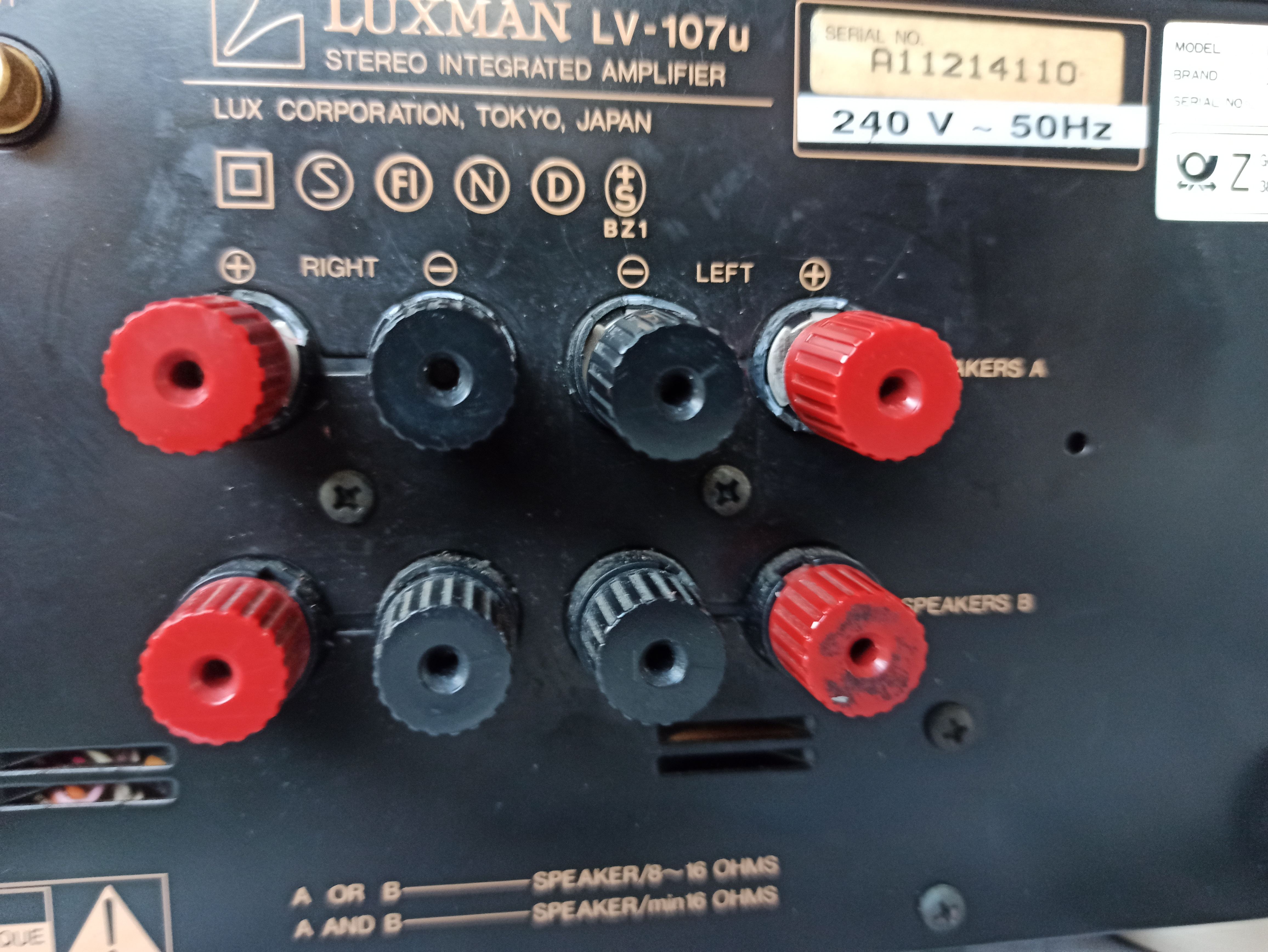 Luxman LV107u Integrated Amp |﻿ Stereo, Home Cinema, Headphones Components