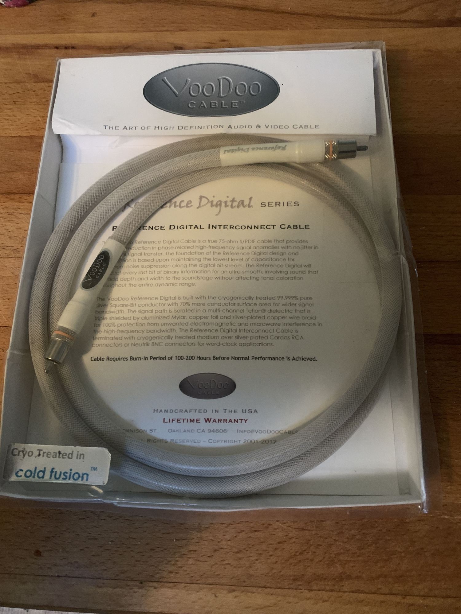 voodoo reference digital cable - Hi-Fi and Cinema Cables & Accessories ...