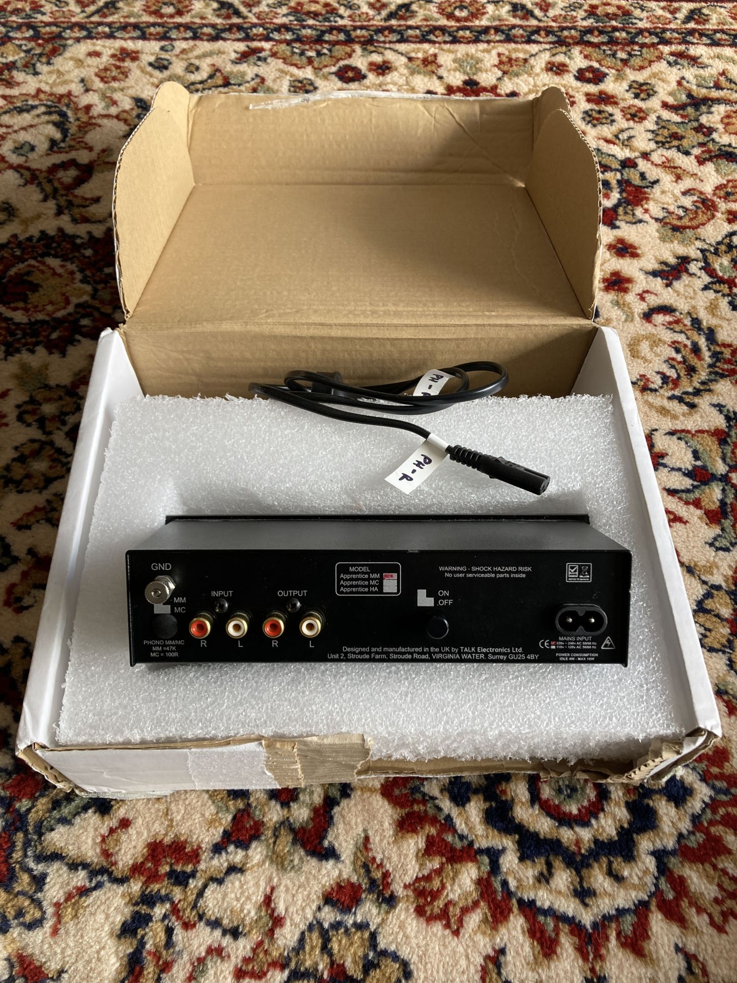 Edwards Audio Apprentice EQ Moving Phono Stage ﻿ Stereo, Home