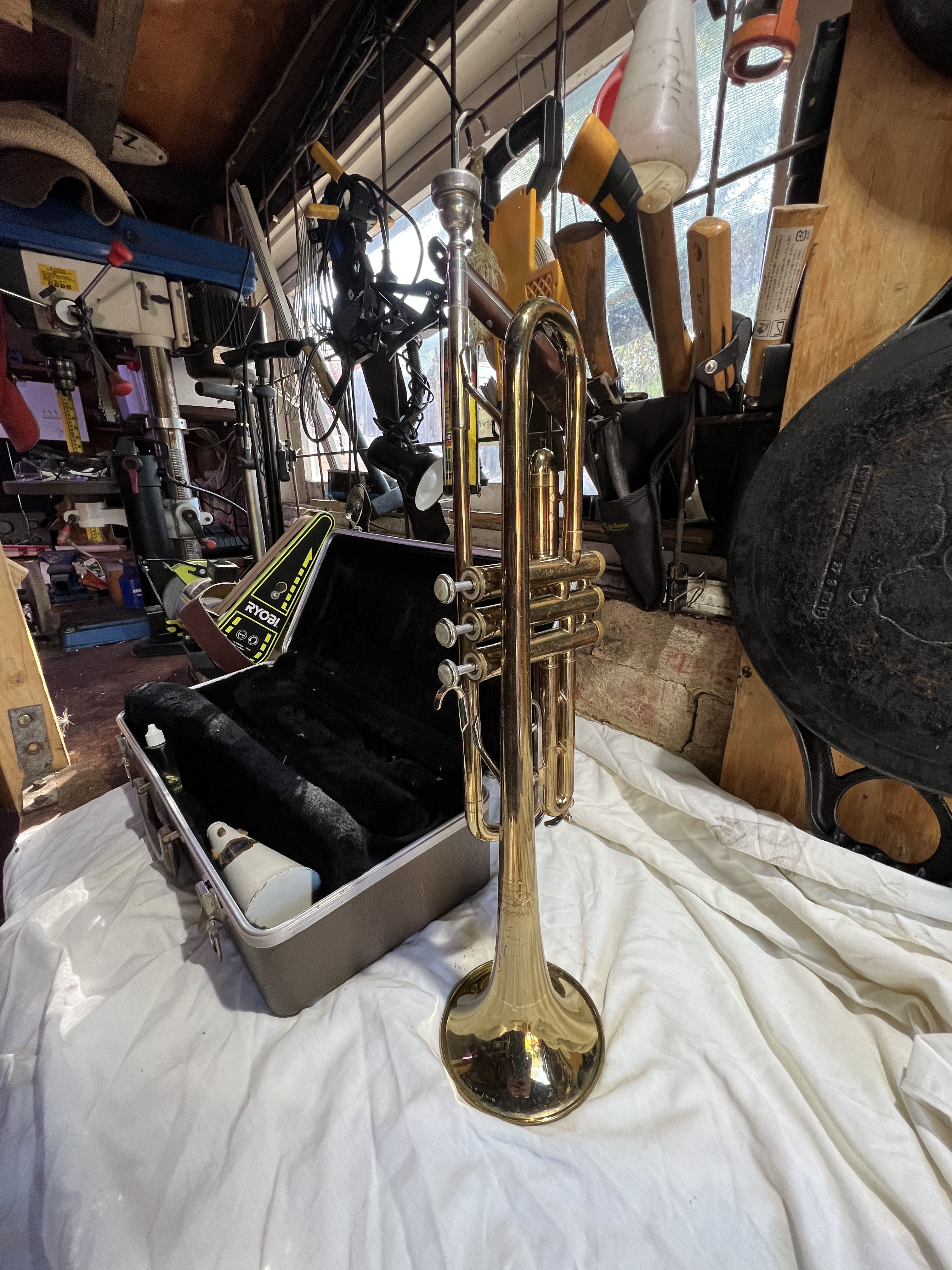 Buescher Aristocrat trumpet with case ﻿ Classifieds All Other