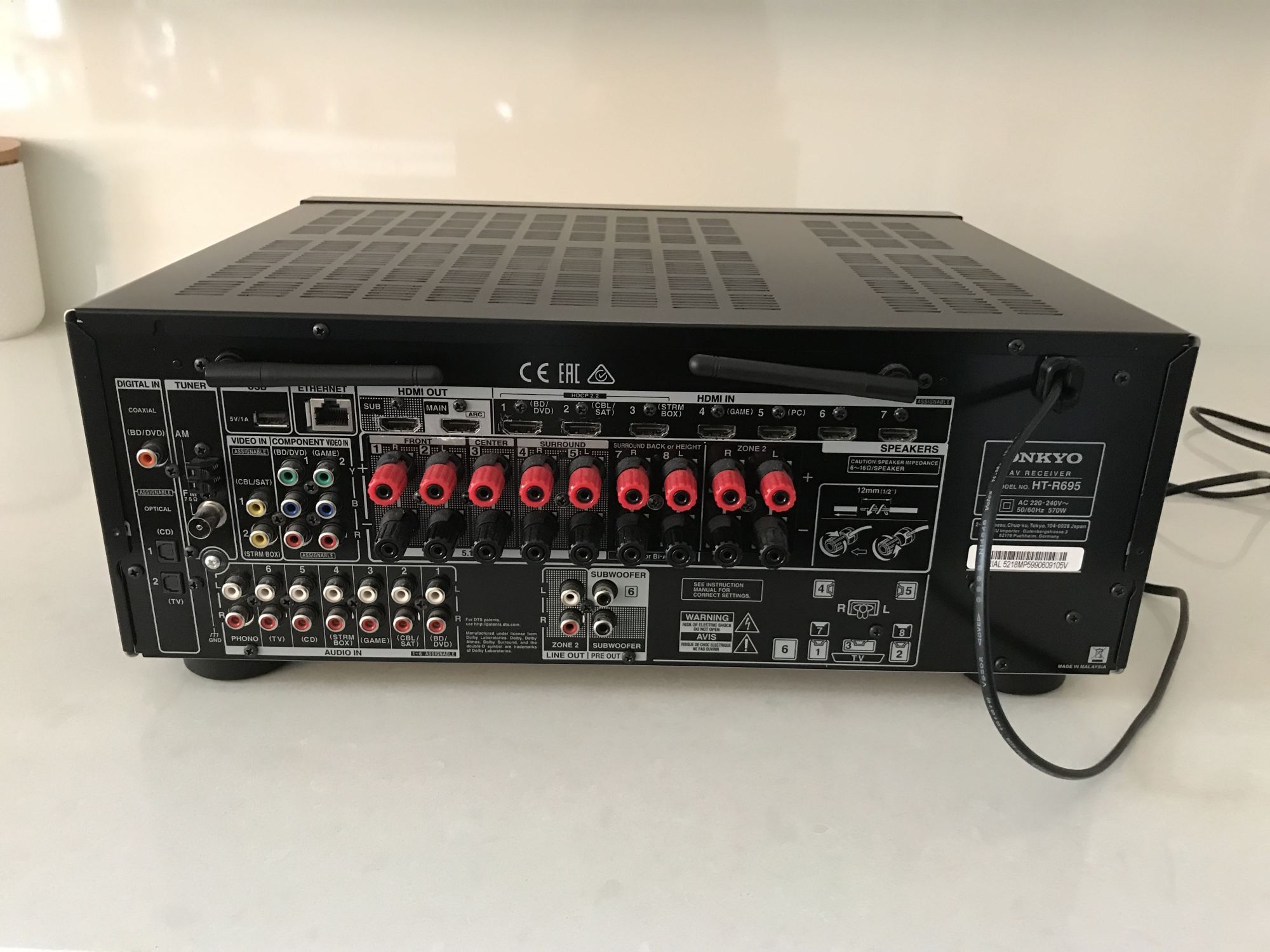 Onkyo HT-R695 Home Cinema Amplifier + spks - Stereo, Home Cinema ...