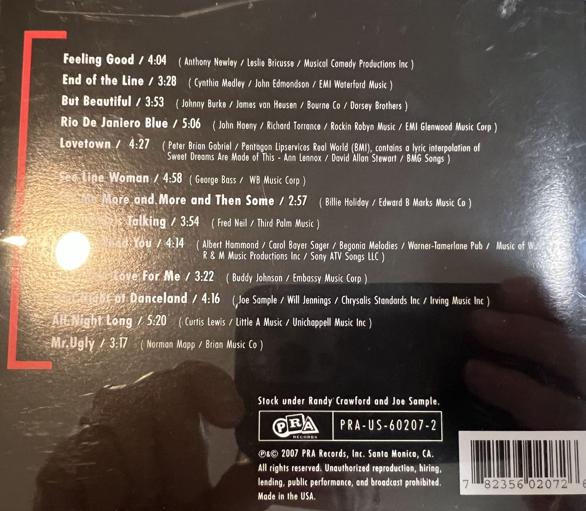 Randy Crawford & Joe Sample - Feeling Good - CD |﻿ Vinyl, CD, and Blu-ray