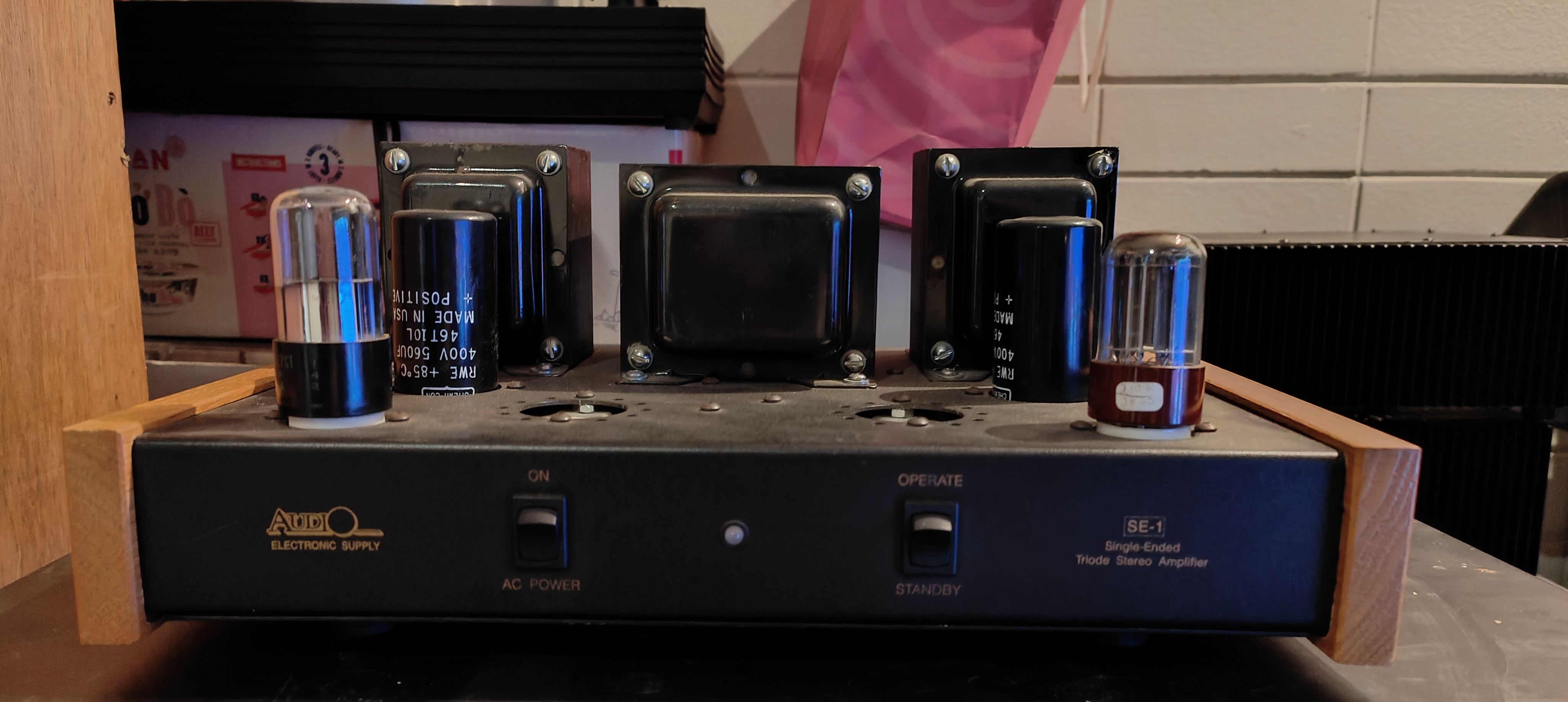 SOLD ELSEWHERE Audio Electronic Supply SE1 300B valve power amp