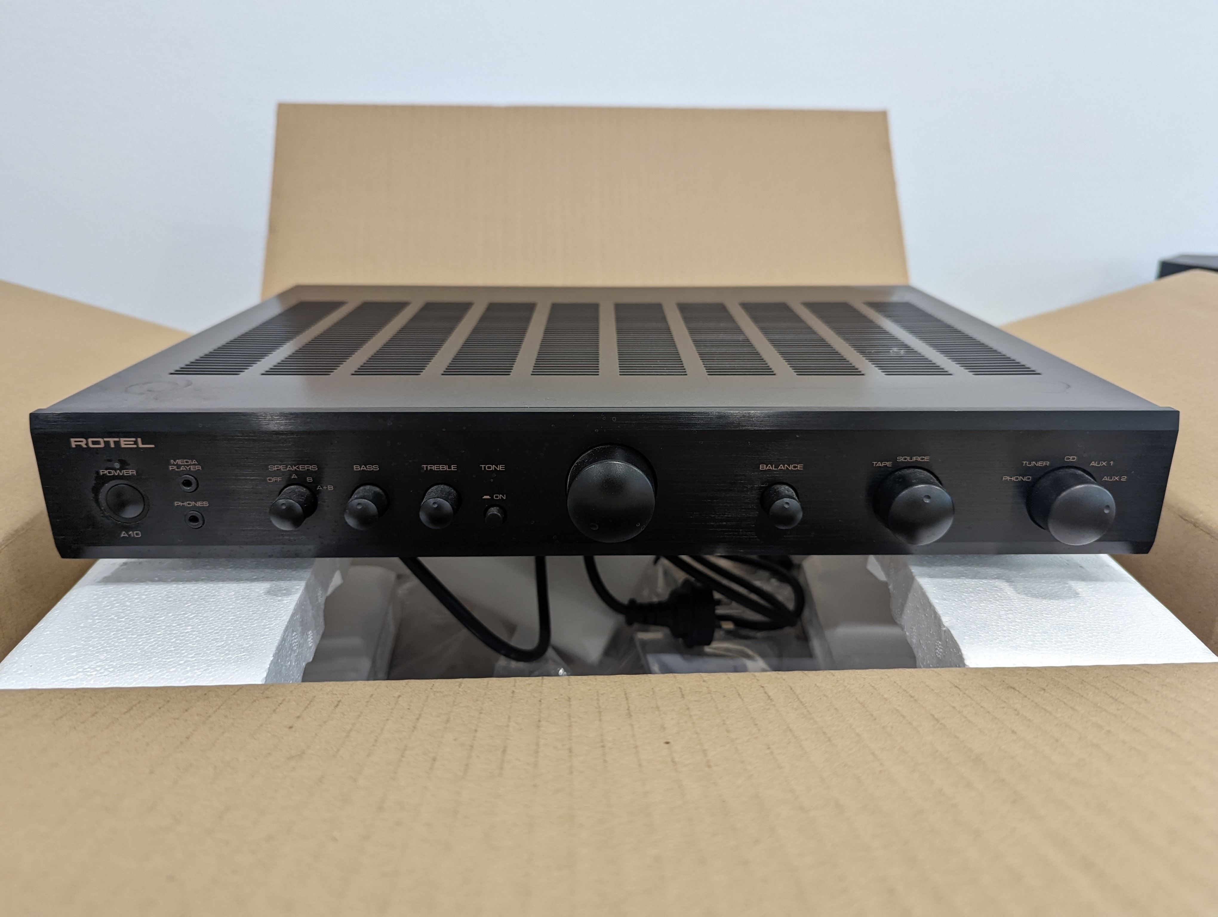 Rotel A10 Integrated Amplifier - black |﻿ Stereo, Home Cinema ...