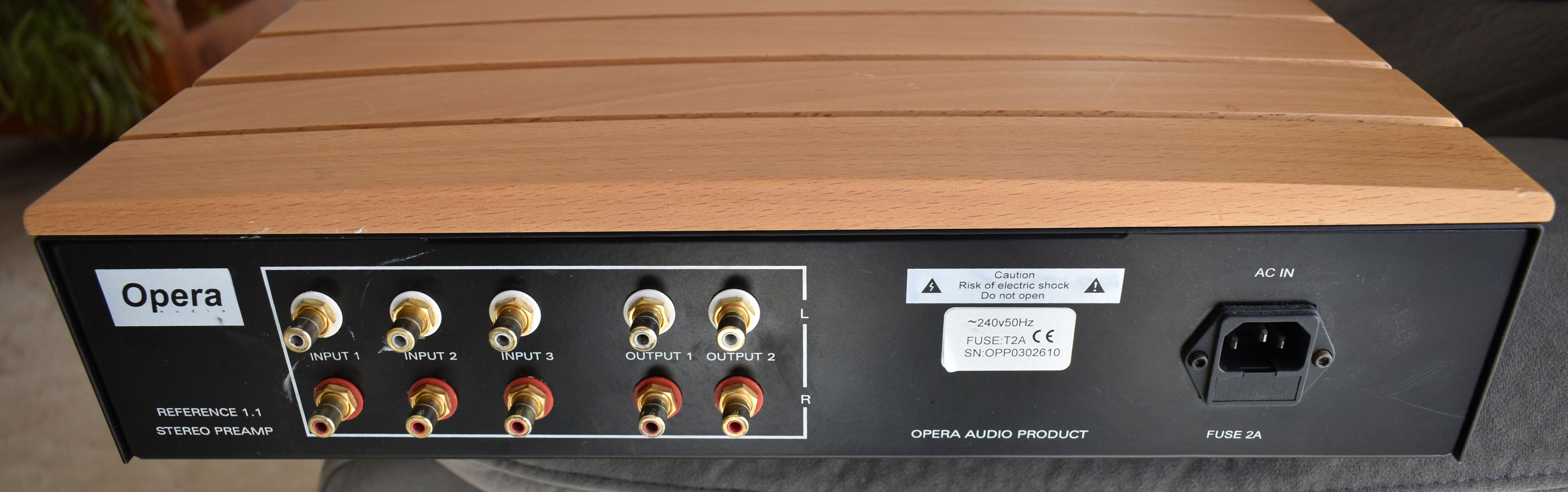 Consonance Reference R1.1 tube preamplifier - Stereo, Home Cinema ...