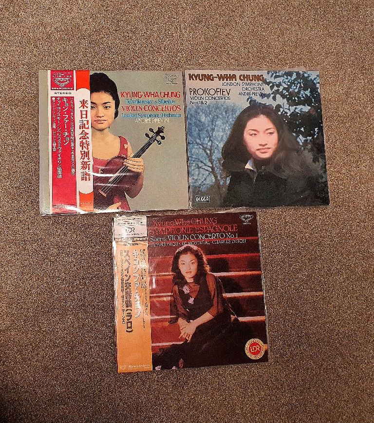 KYUNG-WHA CHUNG Rare Classical Collection 3 Lps
