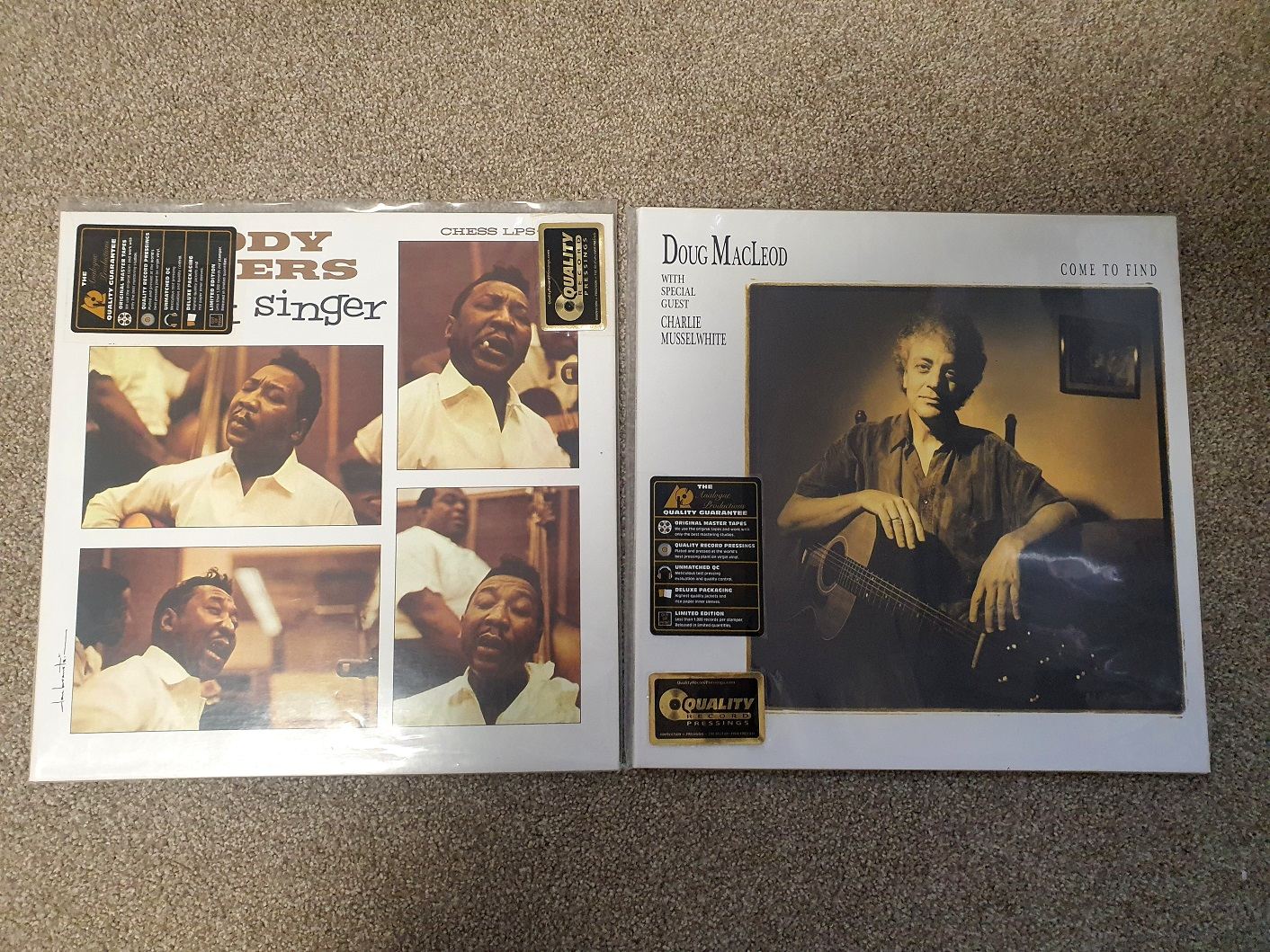 Doug Macleod & MUDDY WATERS LP - 2 titles ( AP )