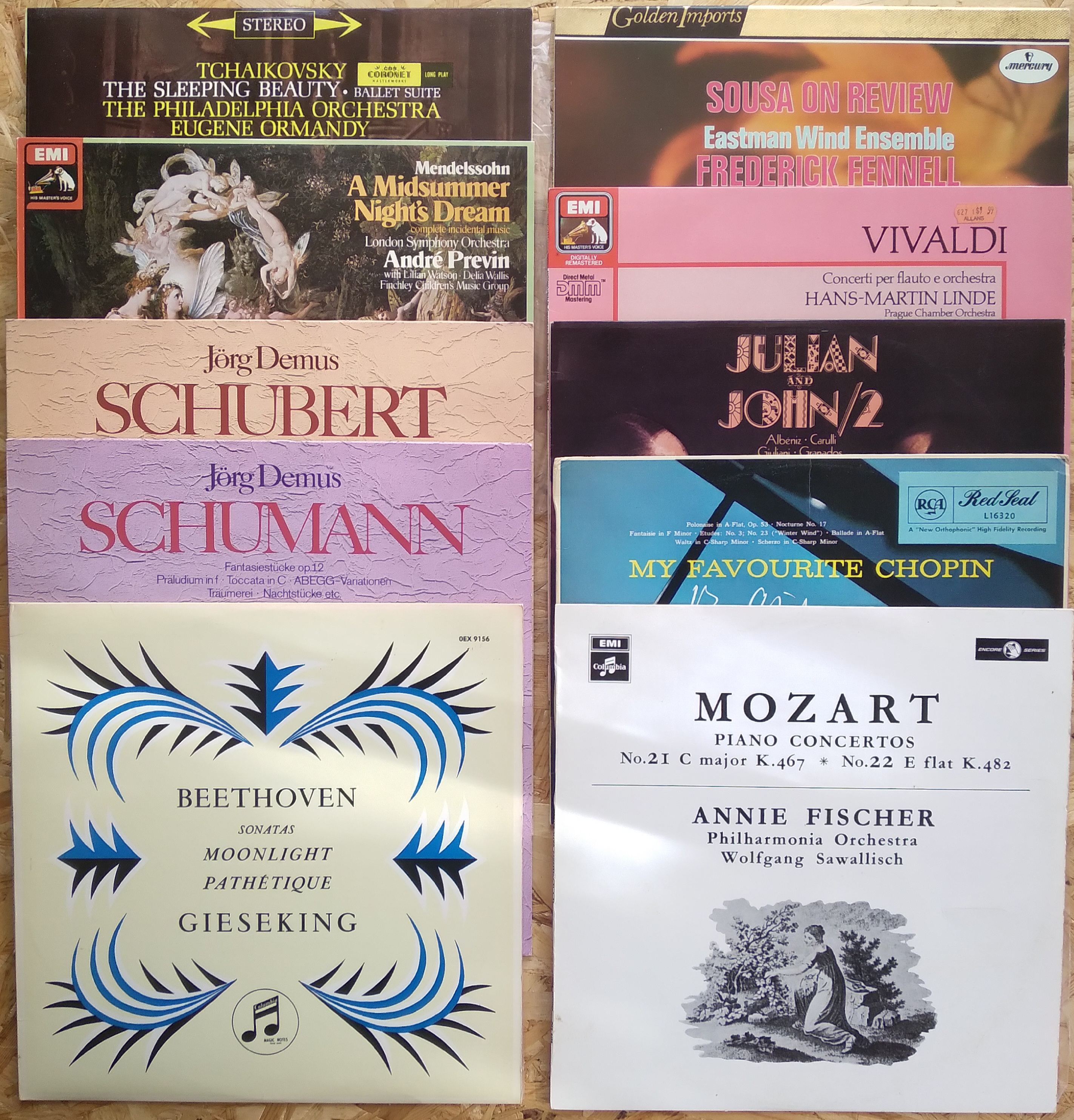 Classical vinyl record LP bundle of 10 - Lot 5