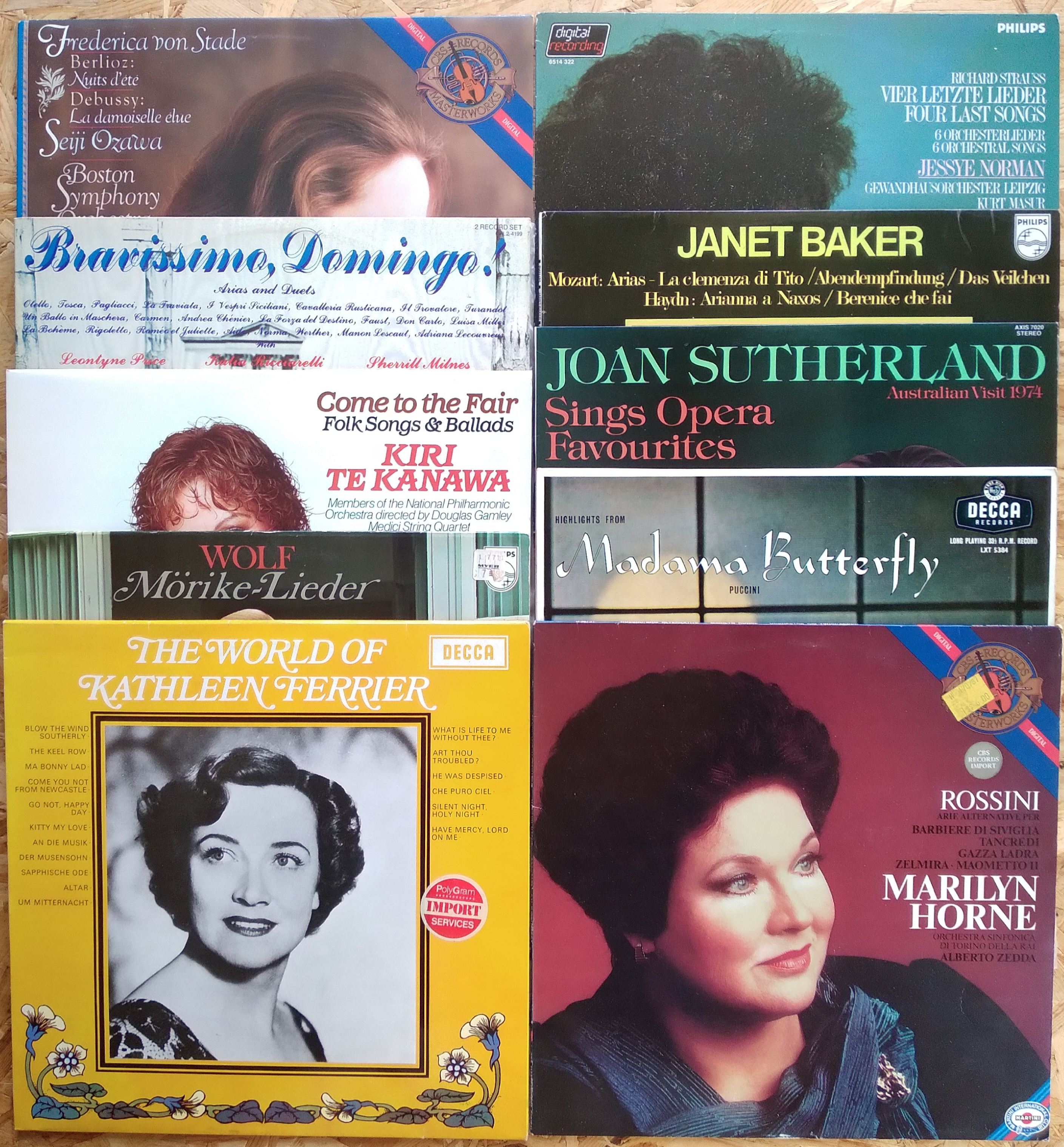 Opera vinyl record LP bundle of 10 - Lot 6