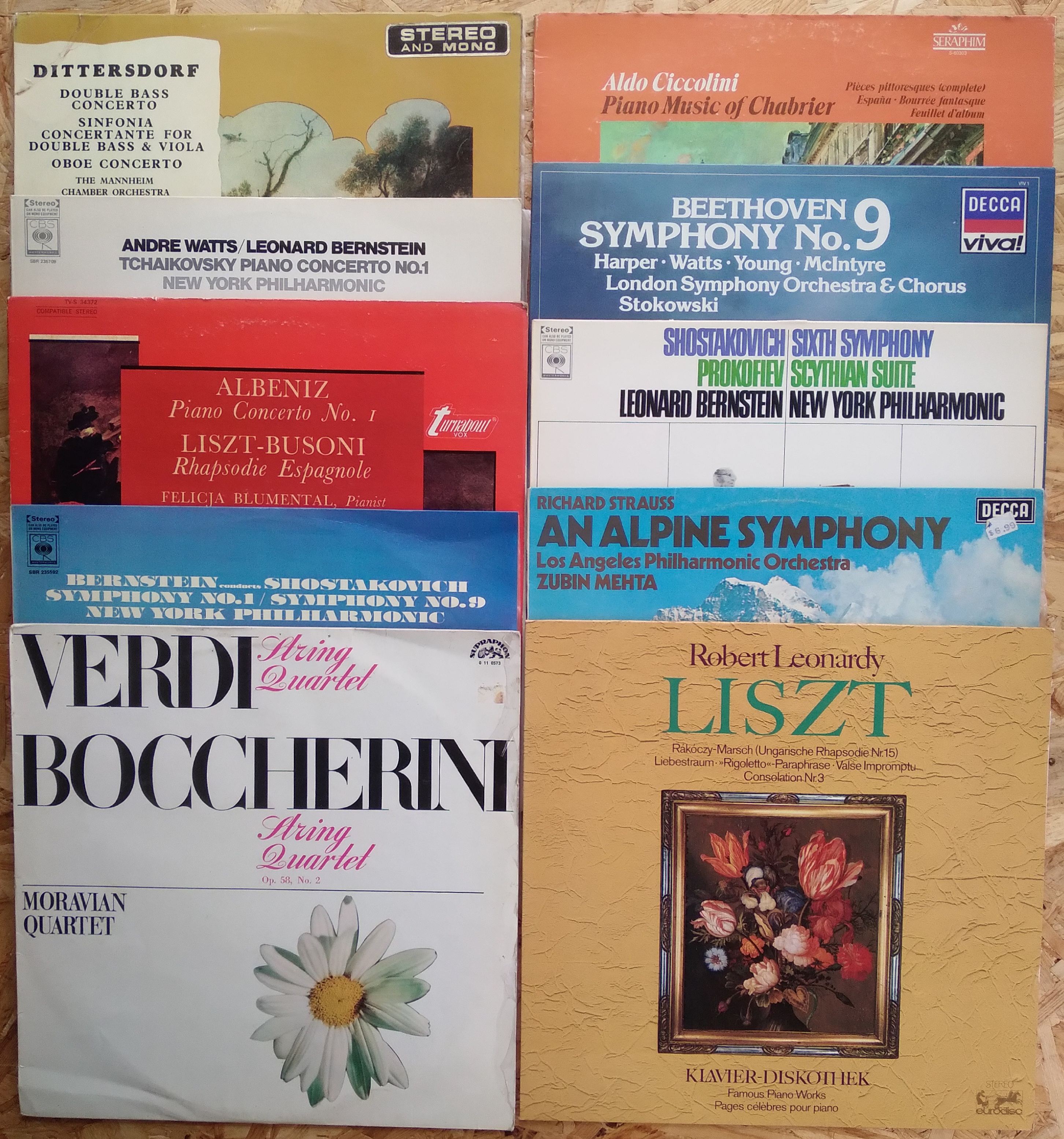 Classical vinyl record LP bundle of 10 - Lot 7