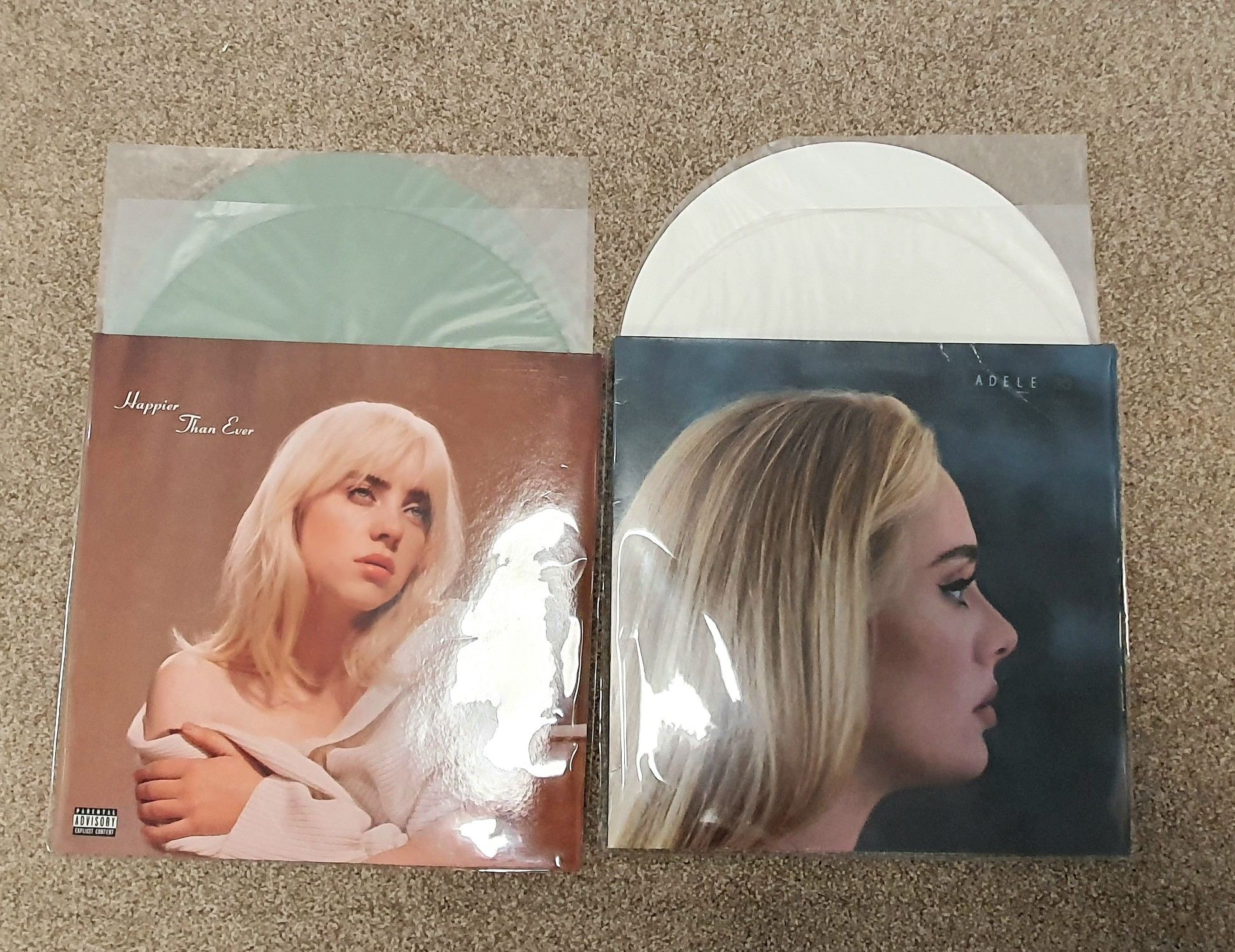 Billie Ellish & Adele Lps
