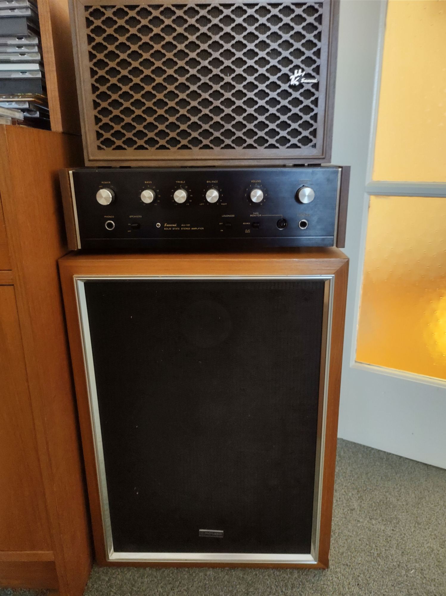 Quadraphonic (QS) System Amps, Turntable & Speakers ﻿ Stereo, Home