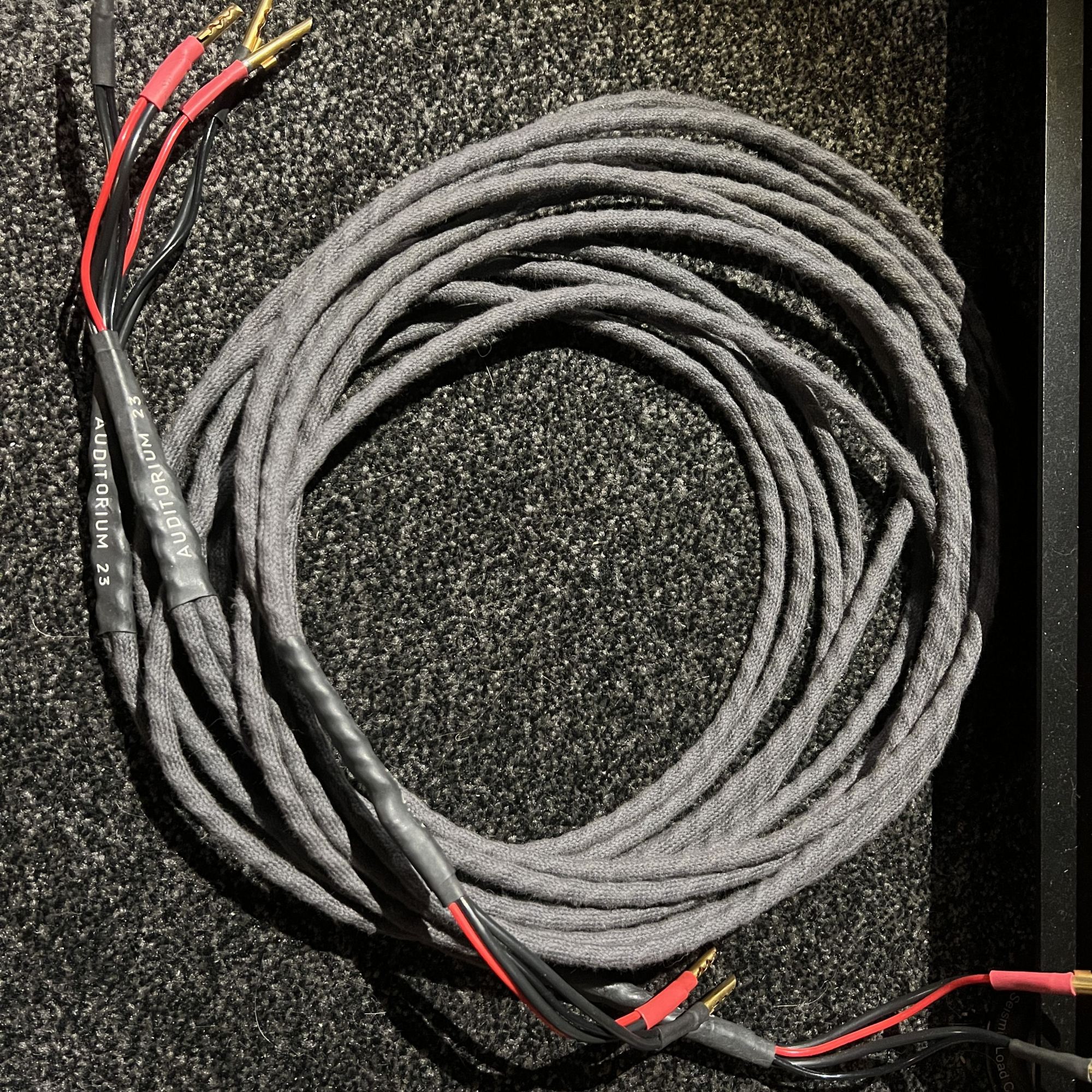 Auditorium 23 Speaker cable 2.7m ﻿ HiFi and Cinema Cables & Accessories