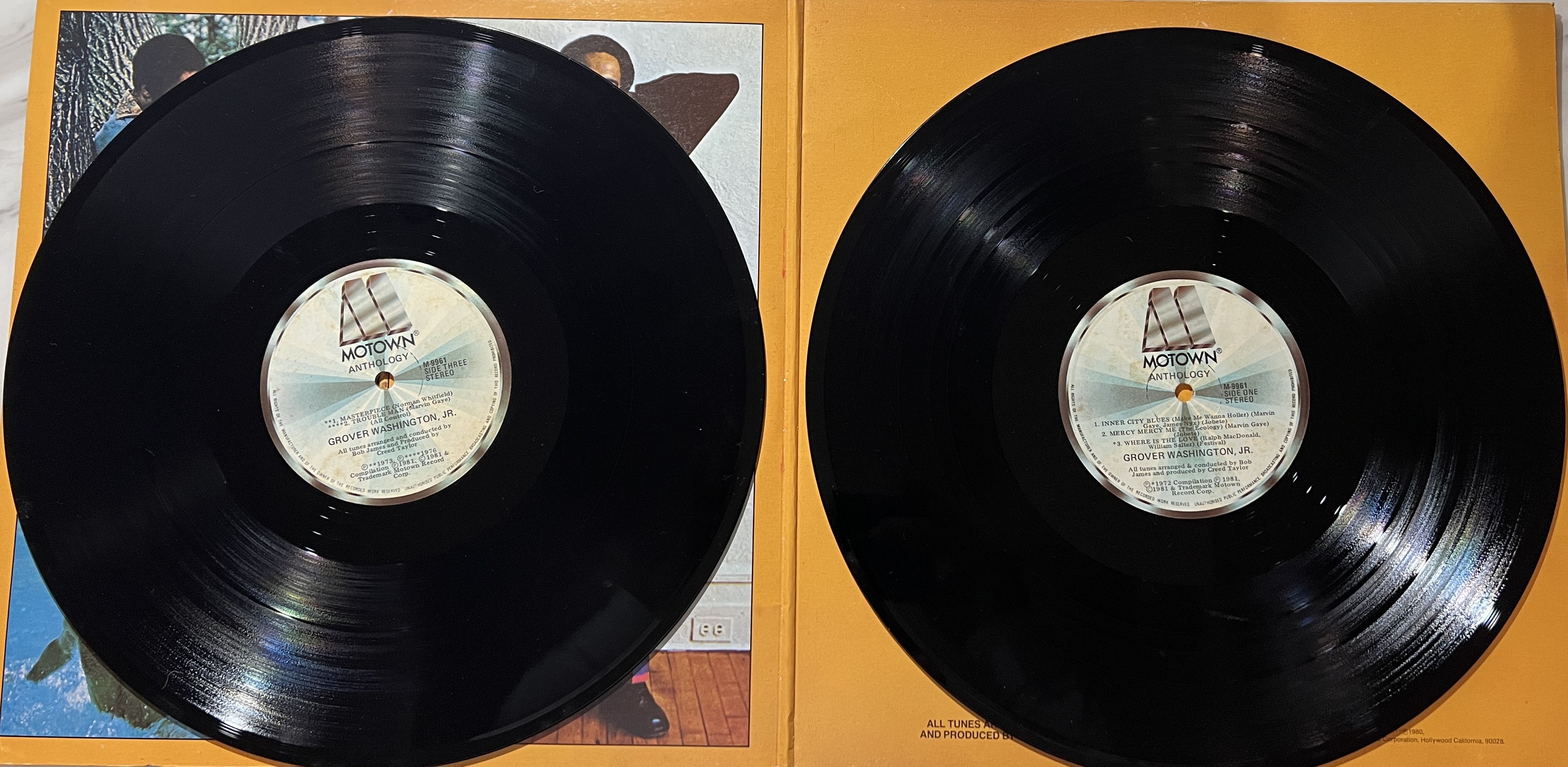 Grovers Washington Jr Anthology 2LP ﻿ Vinyl, CD, and Bluray