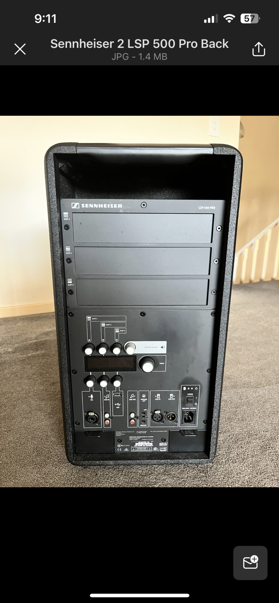 Sennheiser LSP Pro Portable PA Speaker |﻿ Classifieds - All Other