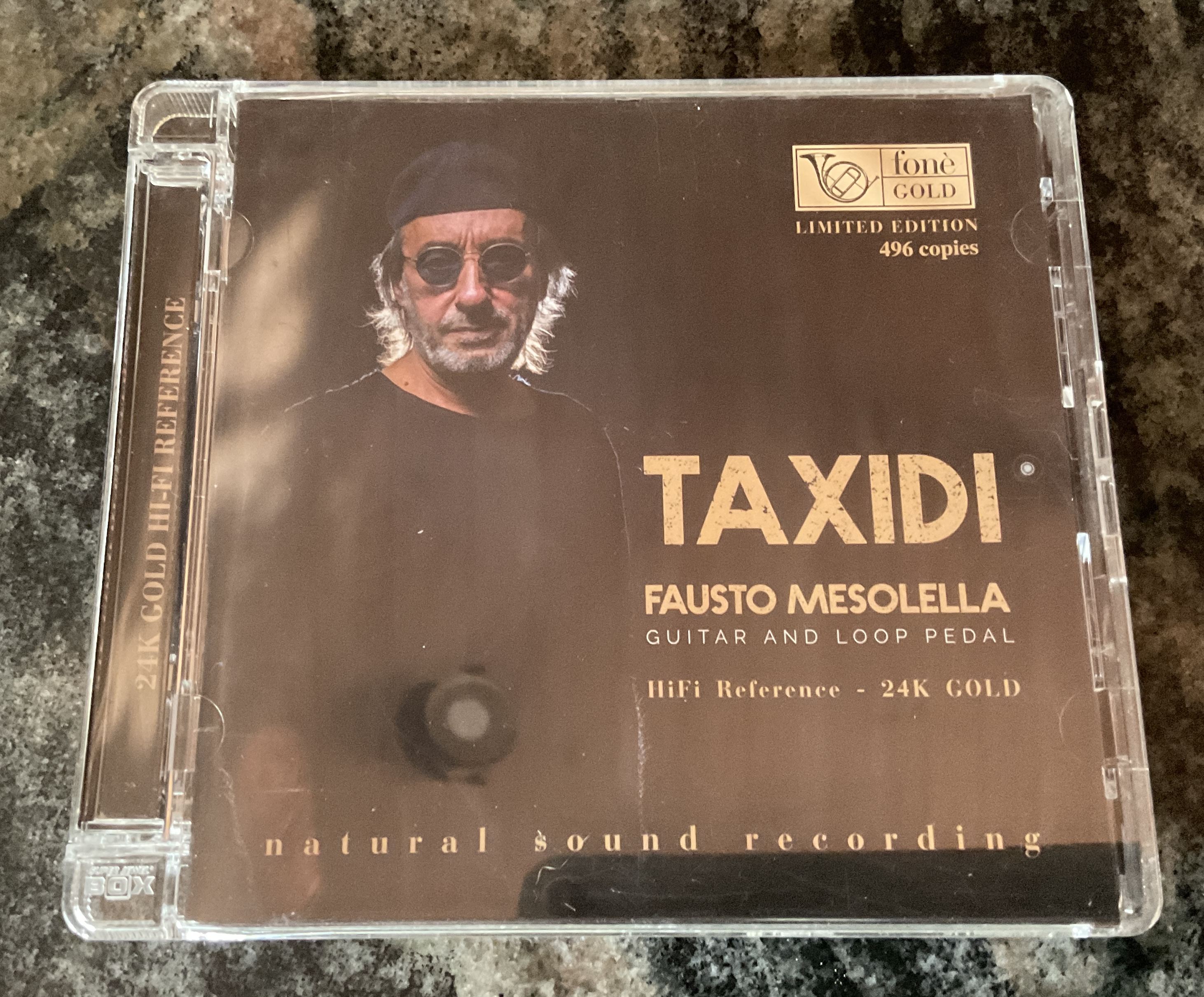 Fausto Mesolella "TAXIDI" Limited Edition Gold CD