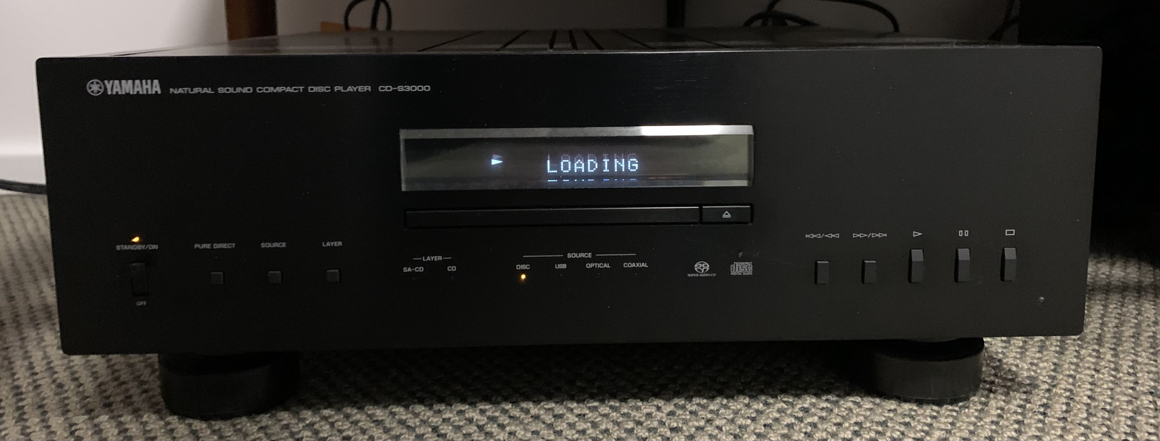 Yamaha cds3000 sacd/cd player ﻿ Stereo, Home Cinema, Headphones