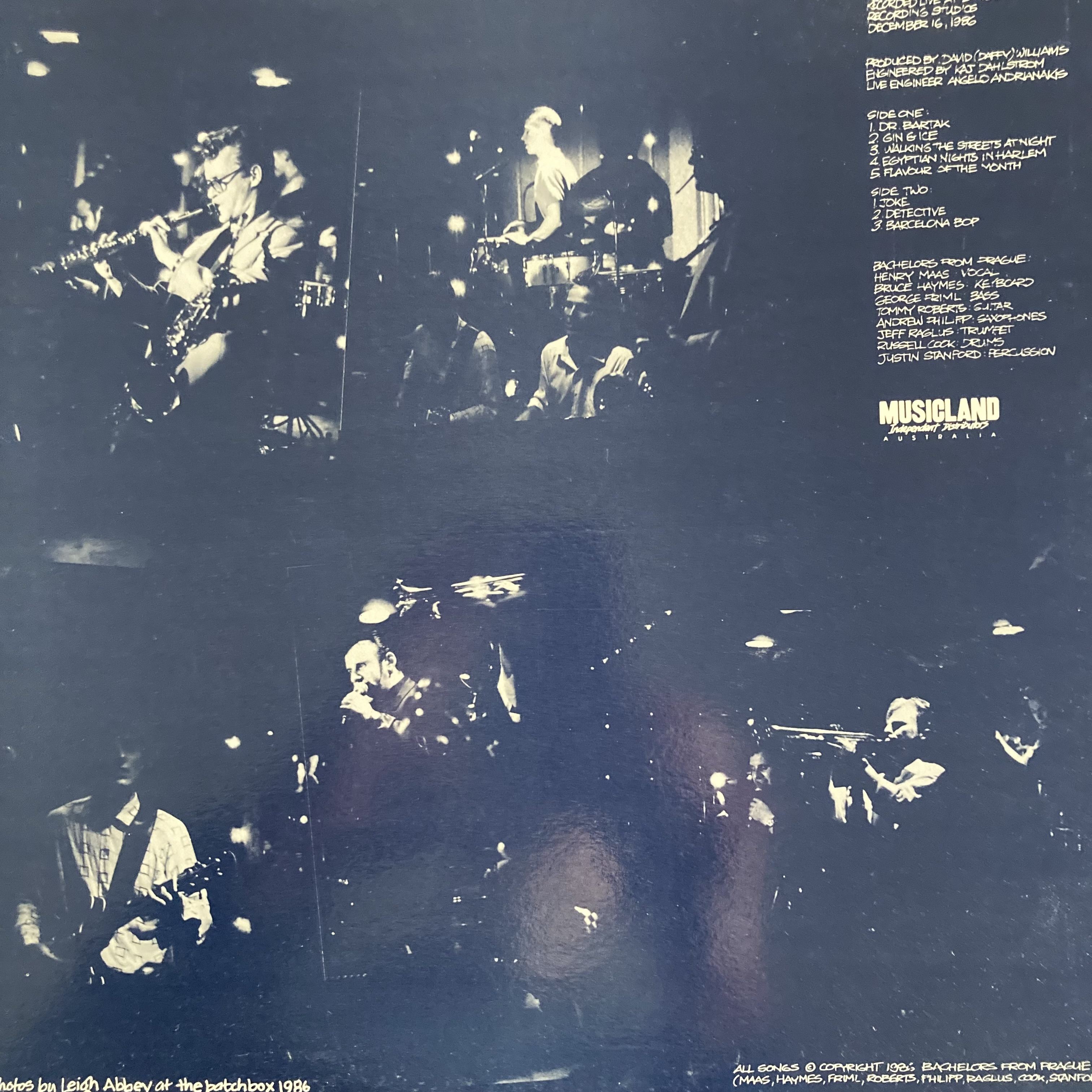 Bachelors From Prague Live LP Autographed