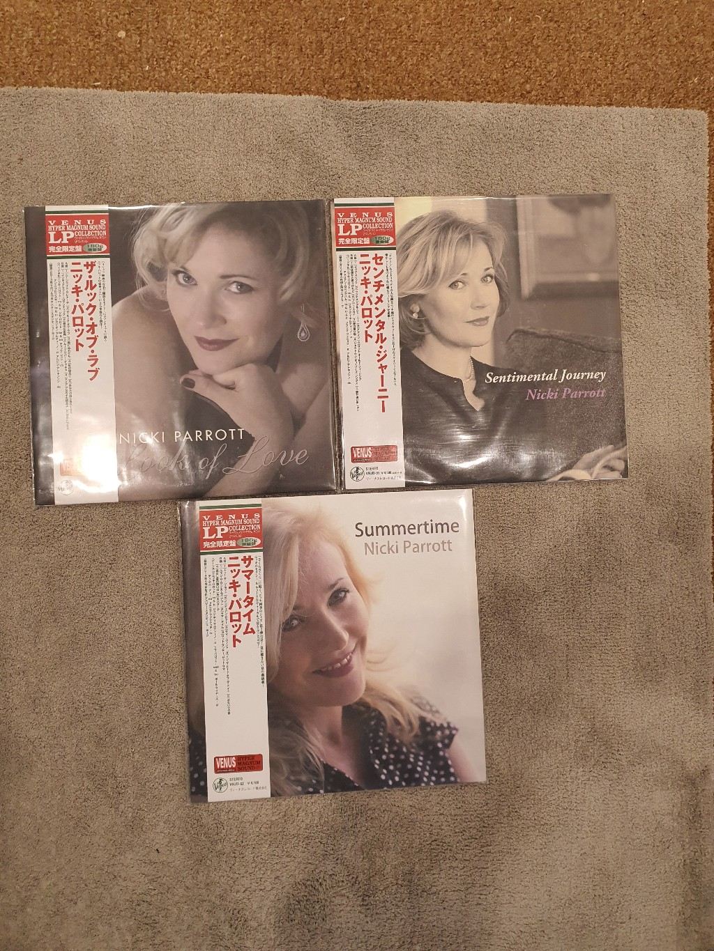 Nicki parrott Lps - 3 titles Lot * audiophile *