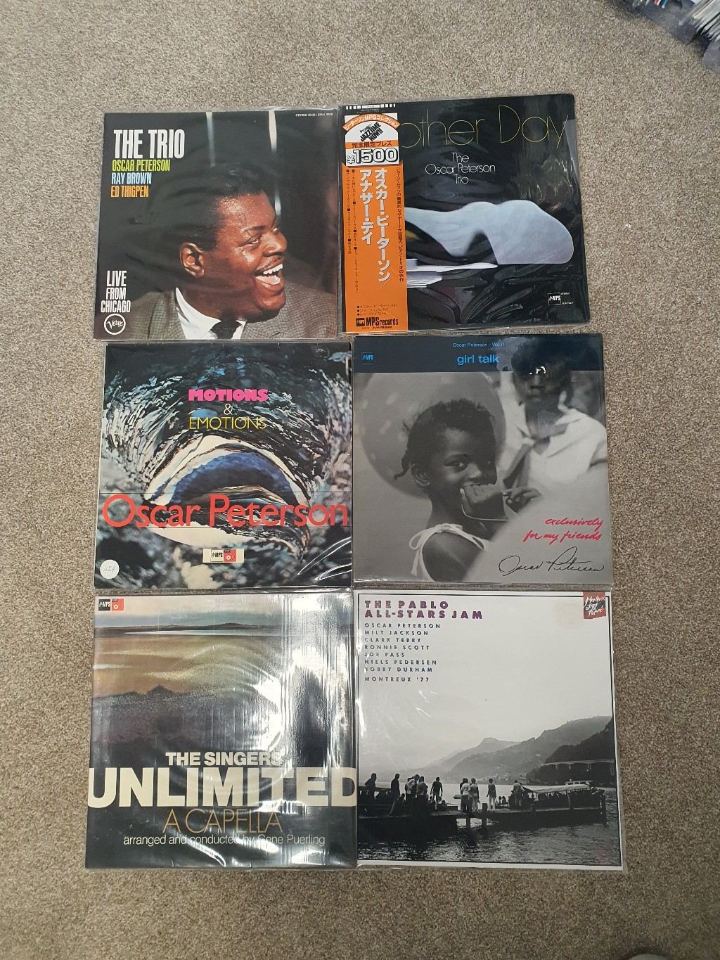 Oscar Peterson 6 titles Lot