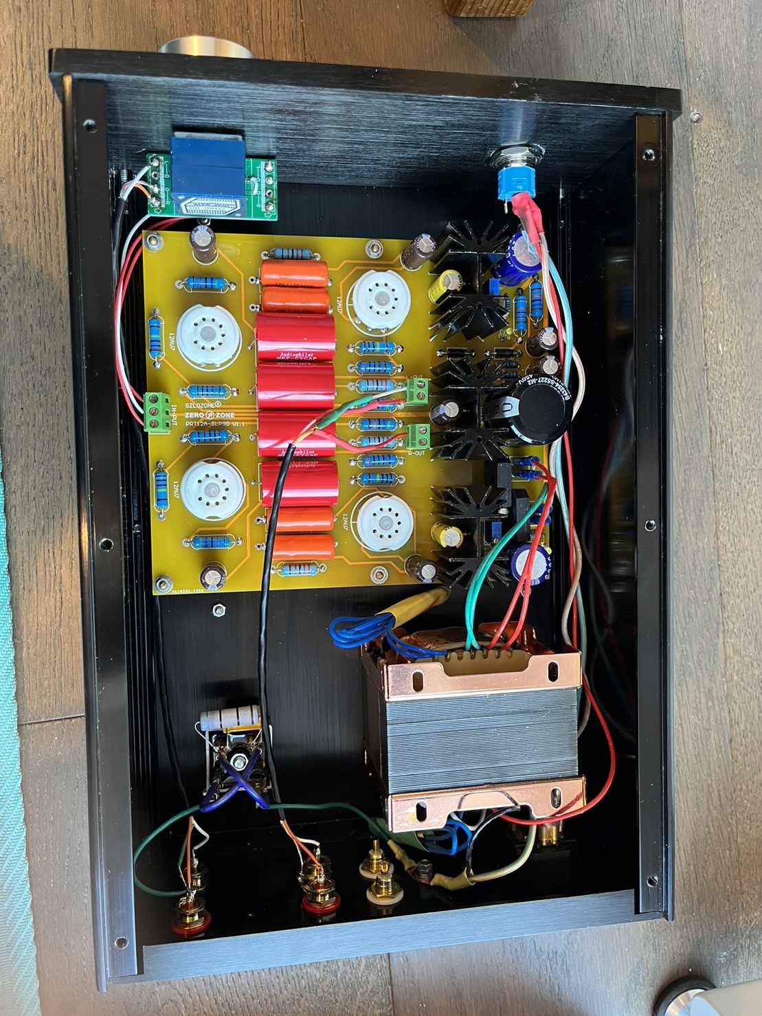 DIY tube preamplifier (Cary SLP90 circuit) ﻿ Stereo, Home Cinema