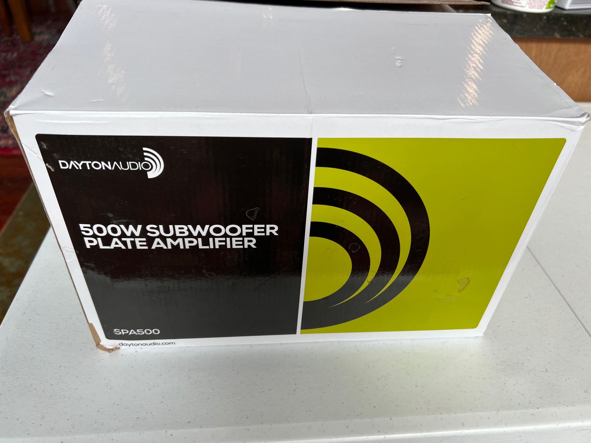 Dayton SPA500 500W Subwoofer Plate Amplifier brand new in bo - Stereo