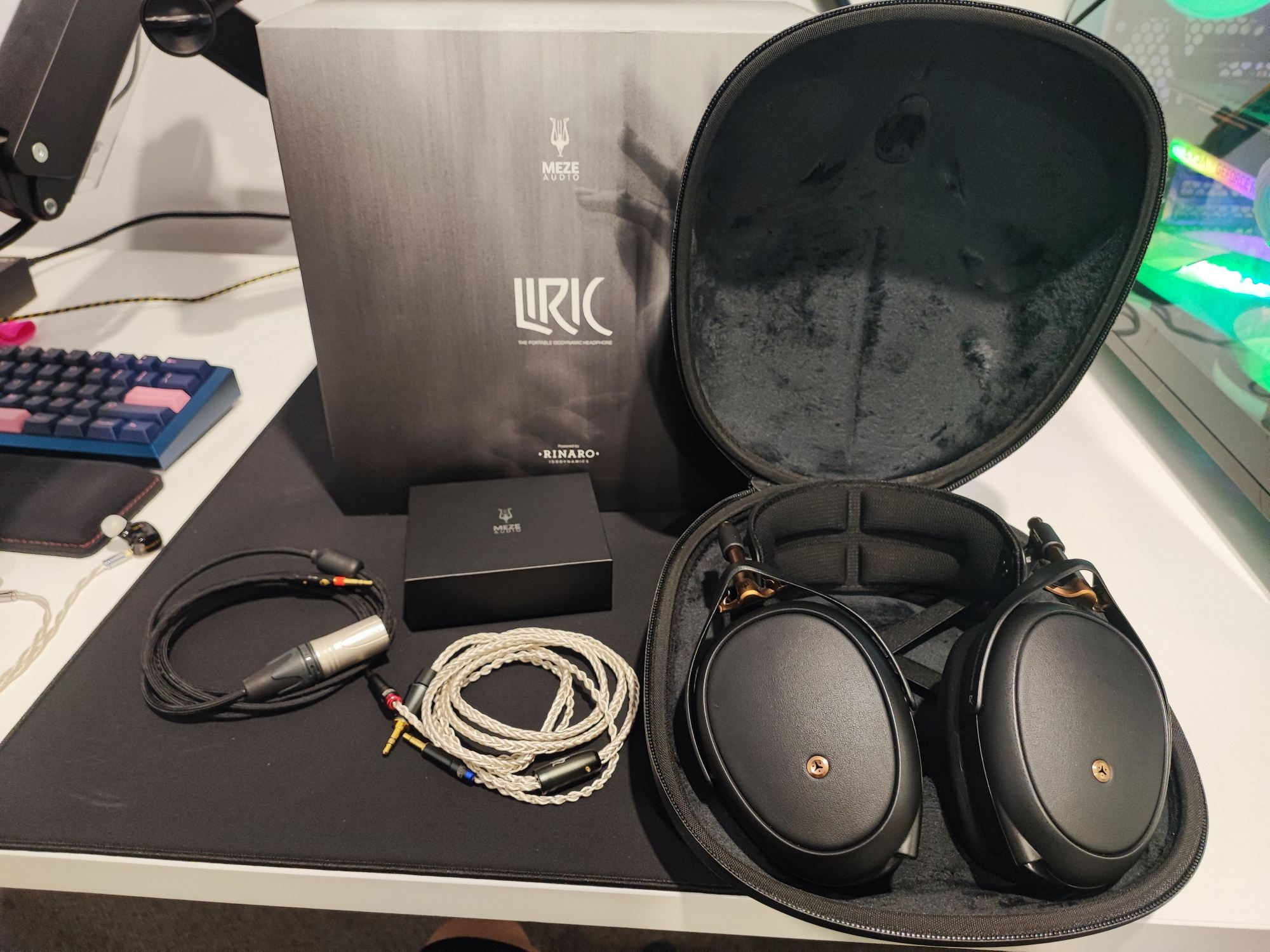 Meze Liric + Silver Plated 3.5mm + Custom XLR