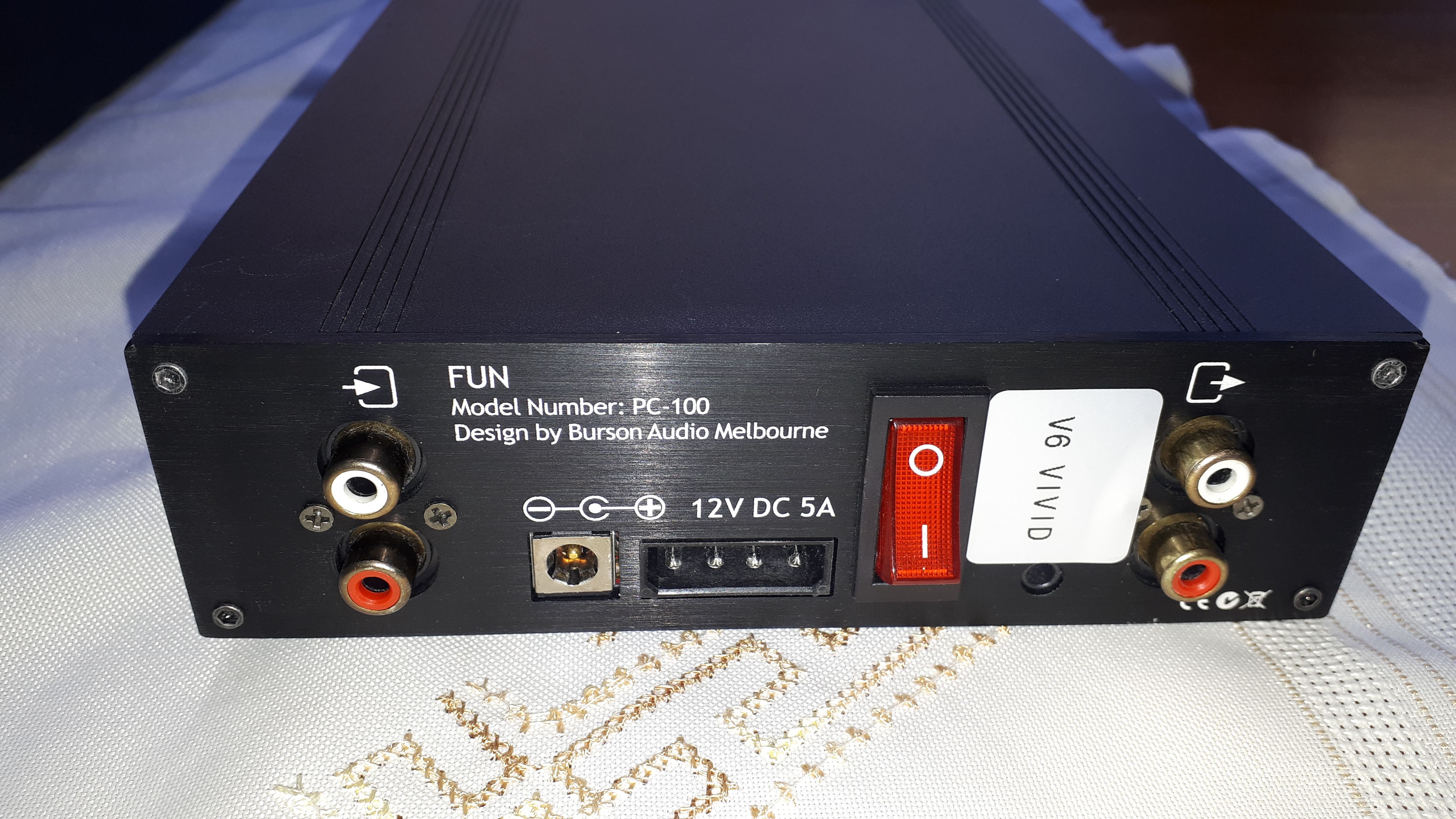 Burson Fun preamp / headphone amp mint. ﻿ Stereo, Home Cinema