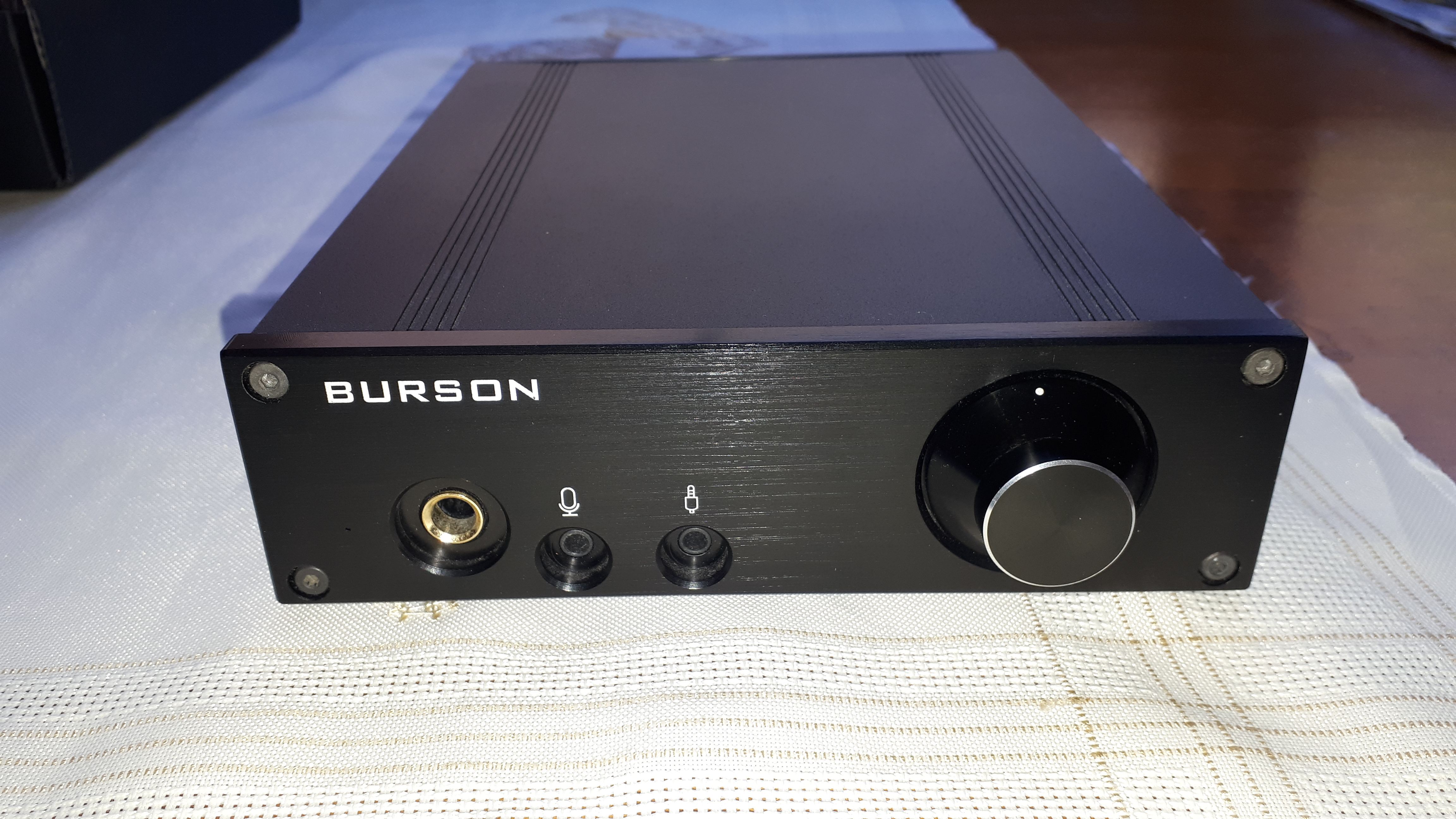 Burson Fun preamp / headphone amp mint. ﻿ Stereo, Home Cinema