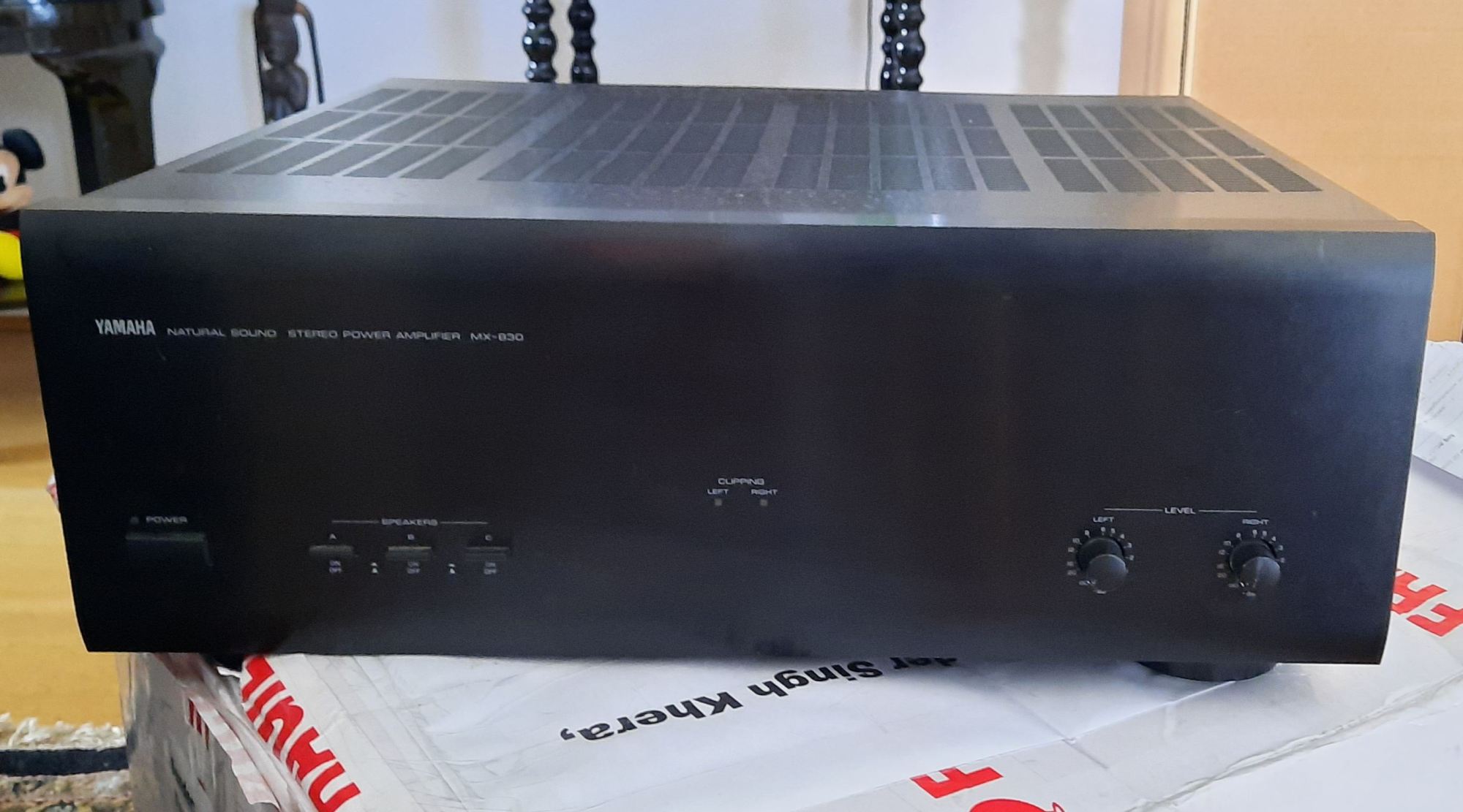 Yamaha MX-830 Stereo Power Amplifier 200 wpc - Stereo, Home Cinema ...
