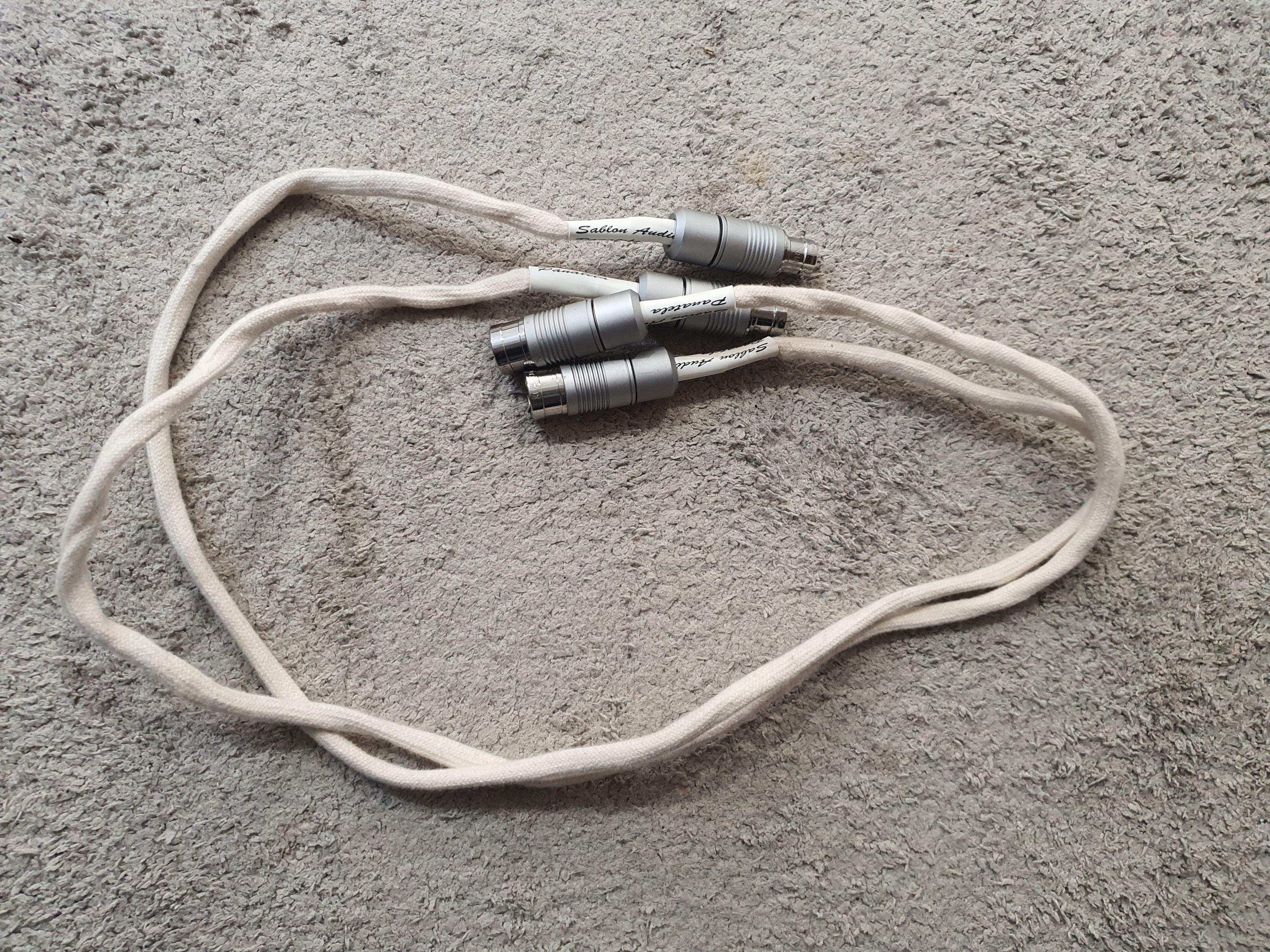 Sablon Audio Panatela XLR 1M pair