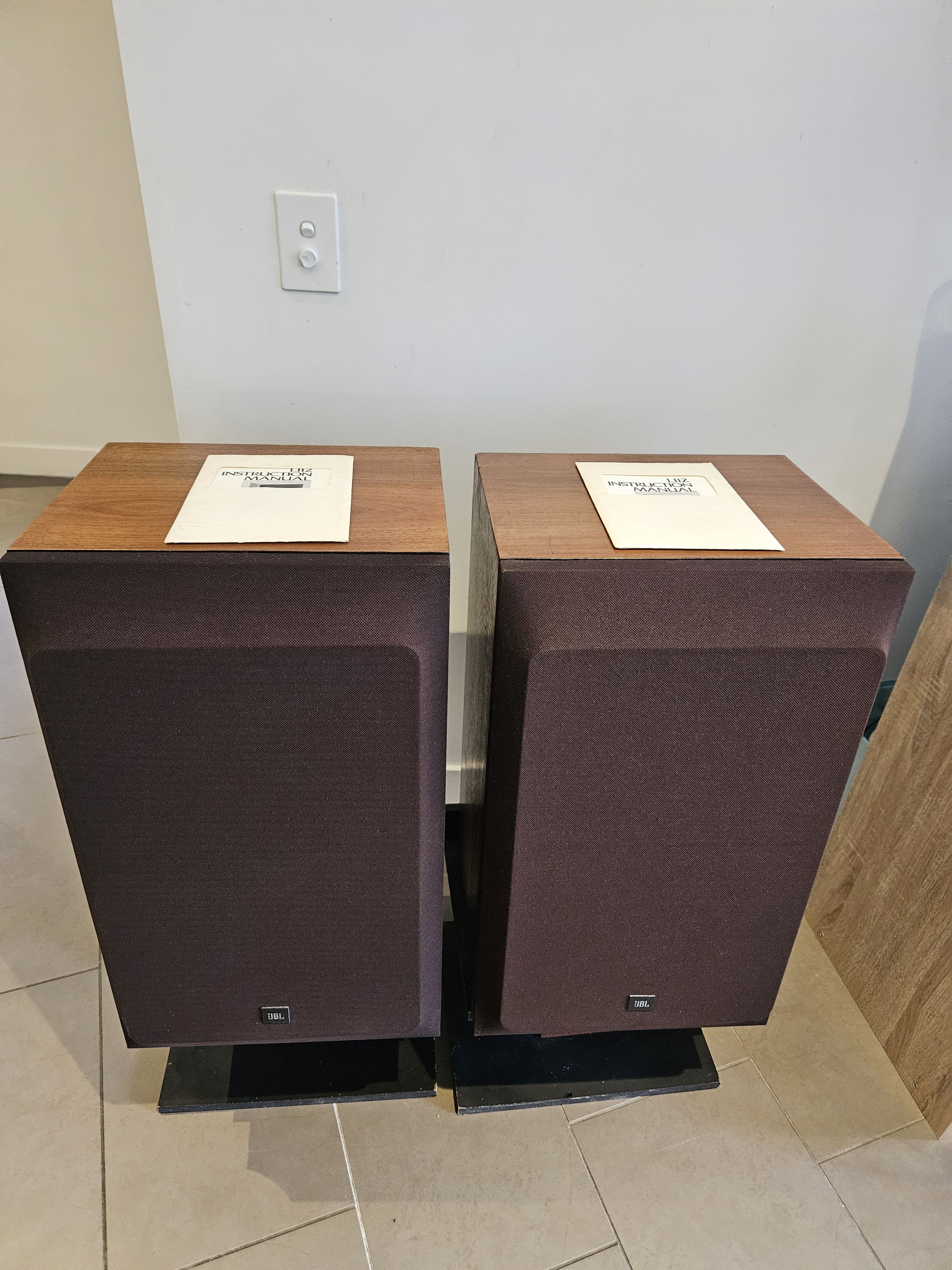 Jbl L112 speakers with original manuals ﻿ Stereo, Home Cinema