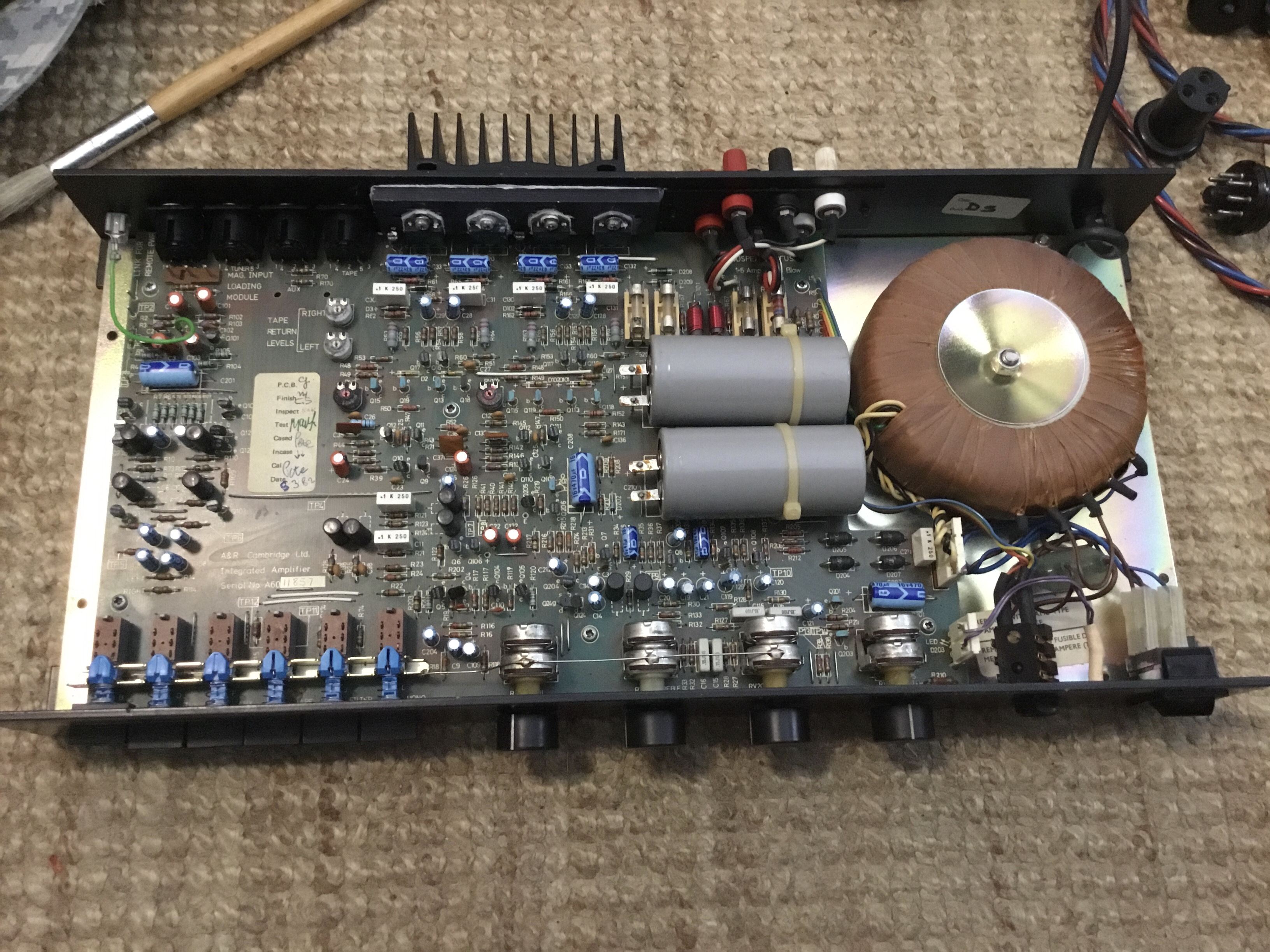 CAMBRIDGE A60 INTEGRATED AMPLIFIER, STAN CURTIS