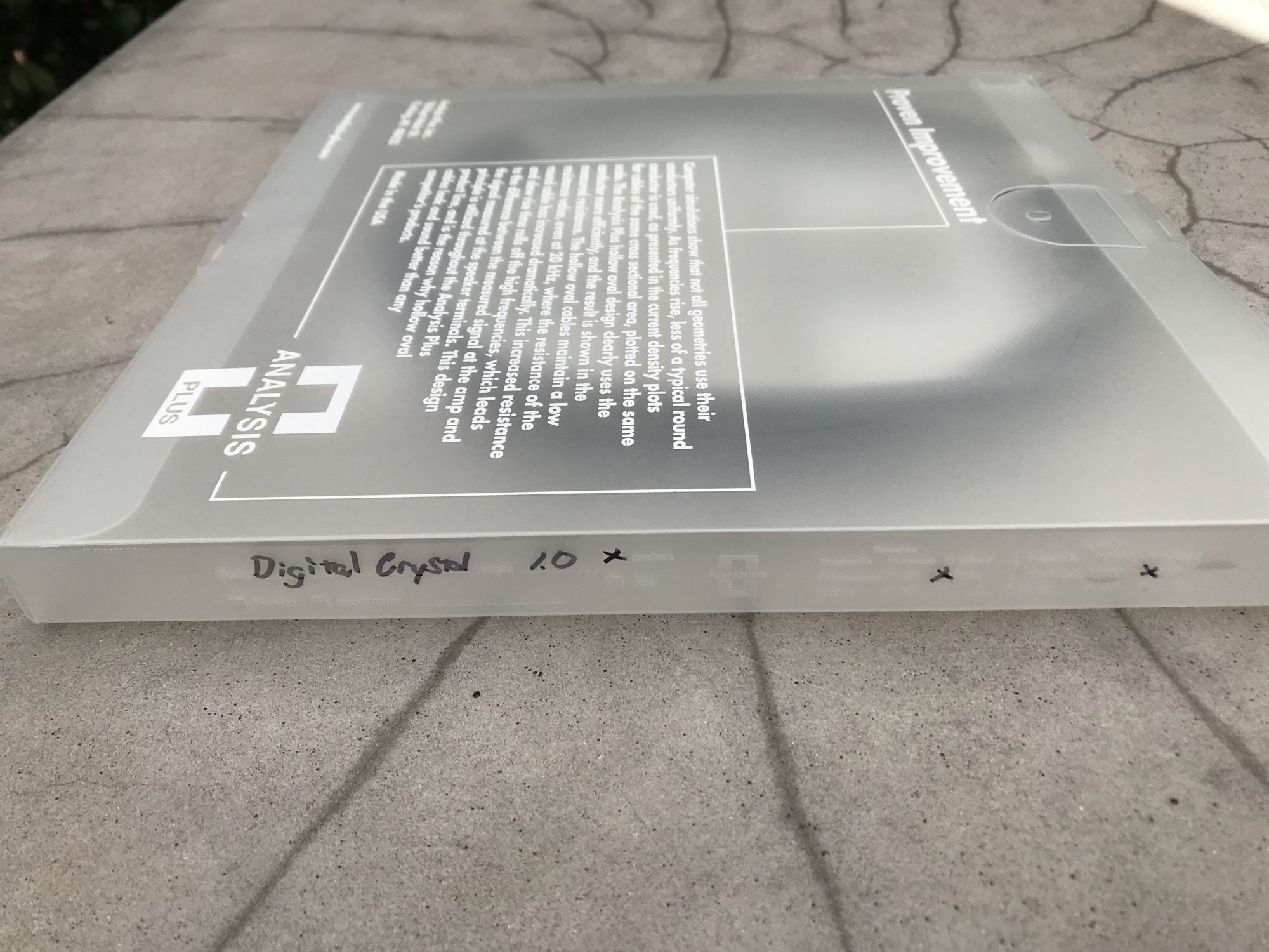 Analysis Plus Solo Crystal Digital |﻿ Hi-Fi and Cinema Cables & Accessories