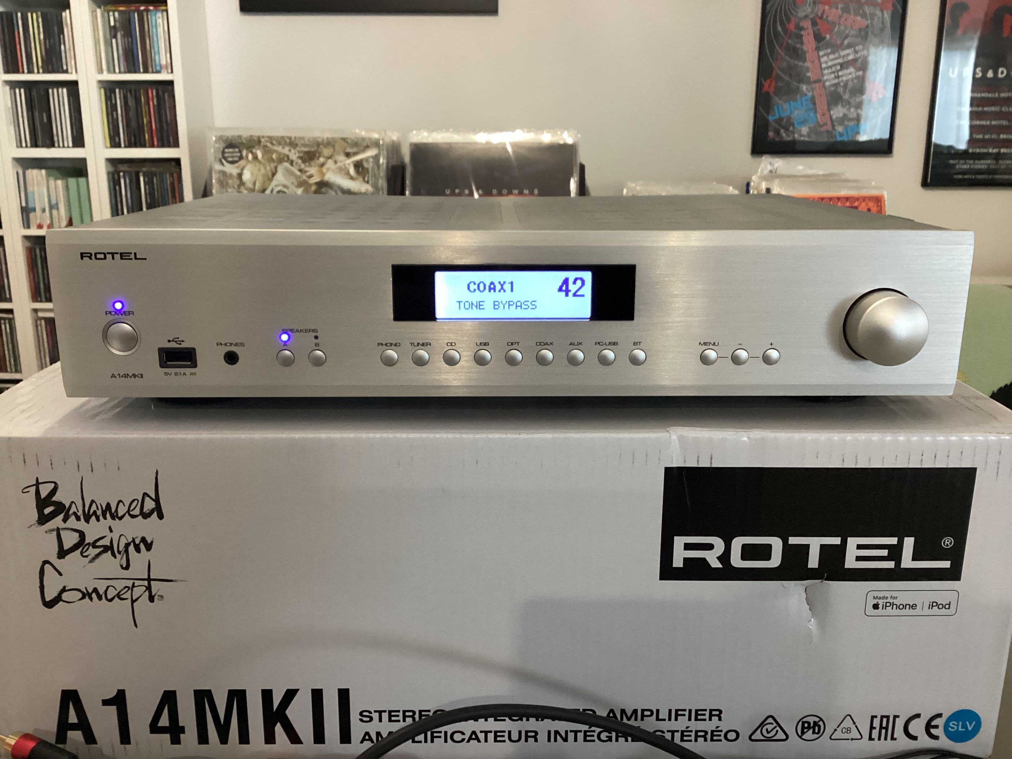 Rotel A14 MkII Integrated Amplifier (current model) - |﻿ Stereo, Home ...