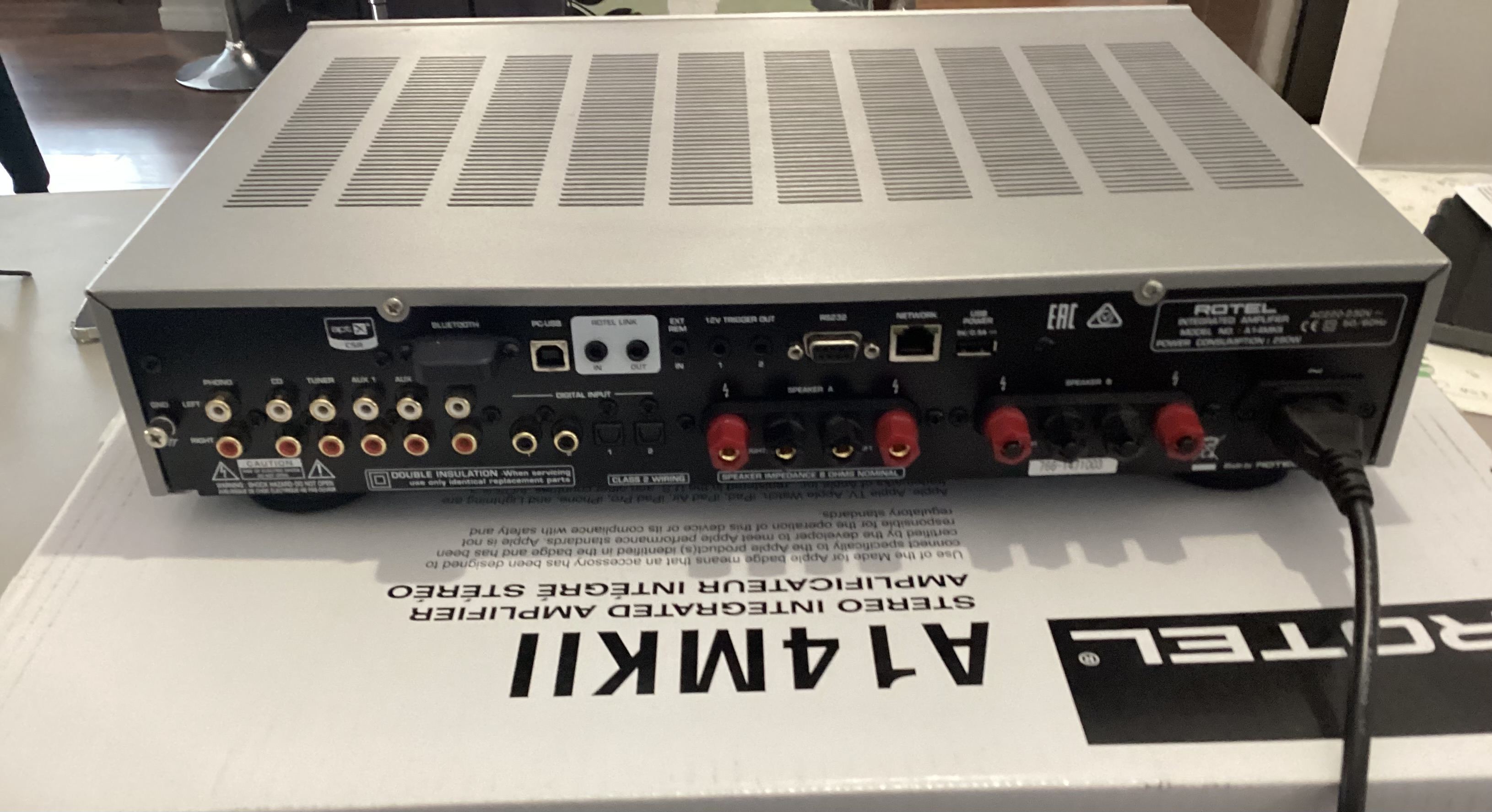 Rotel A14 MkII Integrated Amplifier (current model) - |﻿ Stereo, Home ...