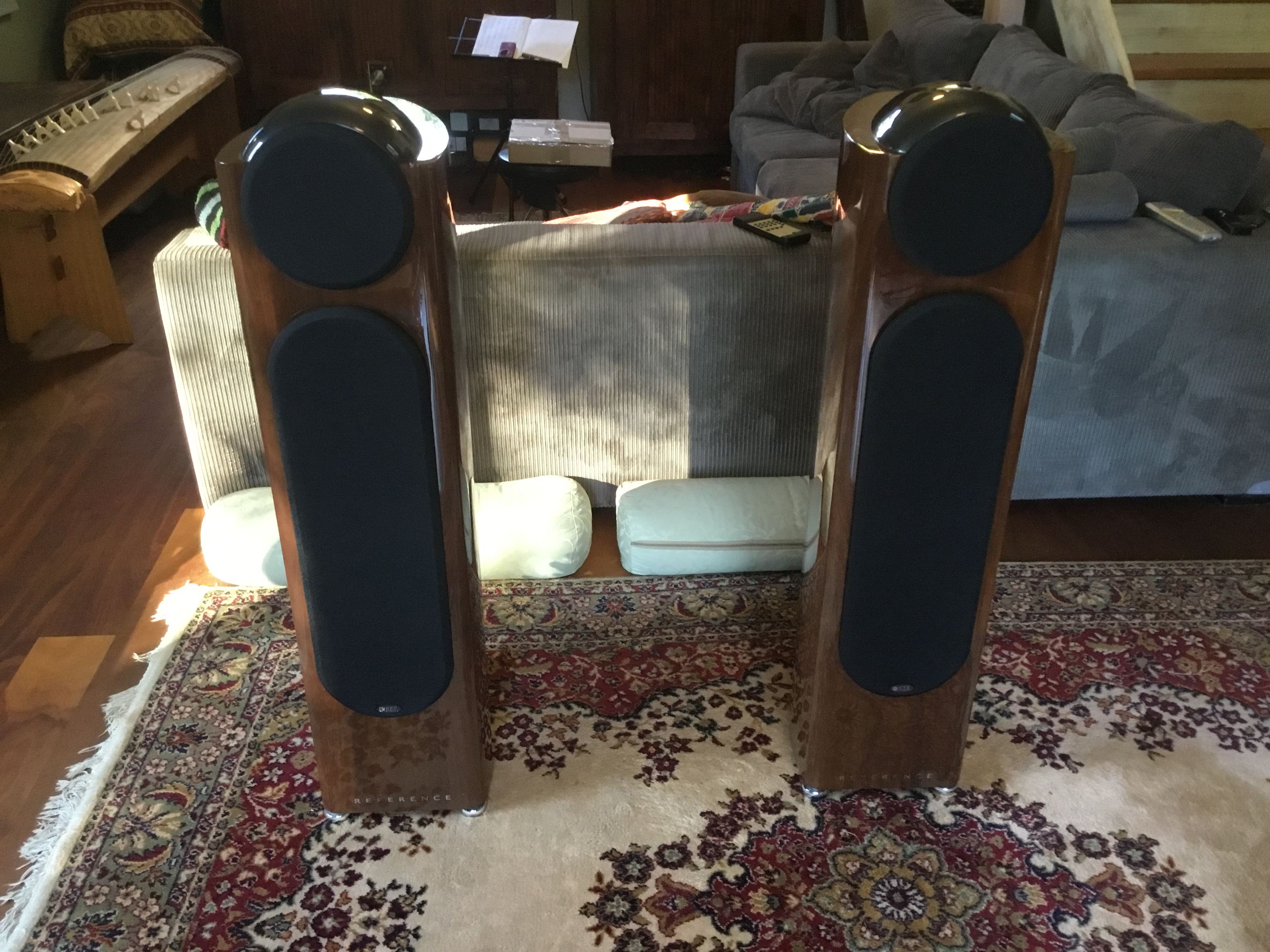 KEF reference 203/2 speakers - walnut - Stereo, Home Cinema