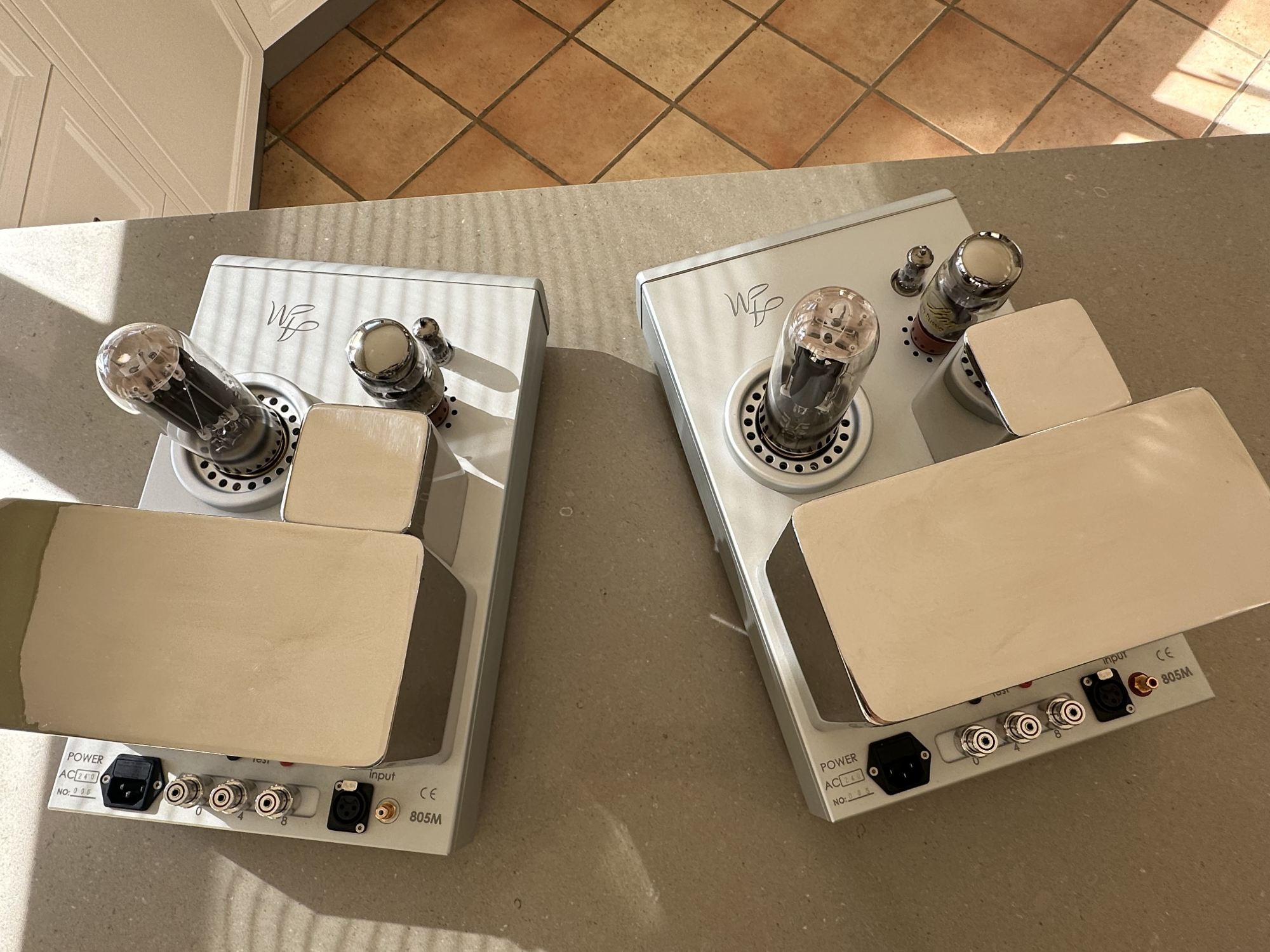 AM 805M Tube Monoblock Amplifiers ﻿ Stereo, Home Cinema, Headphones