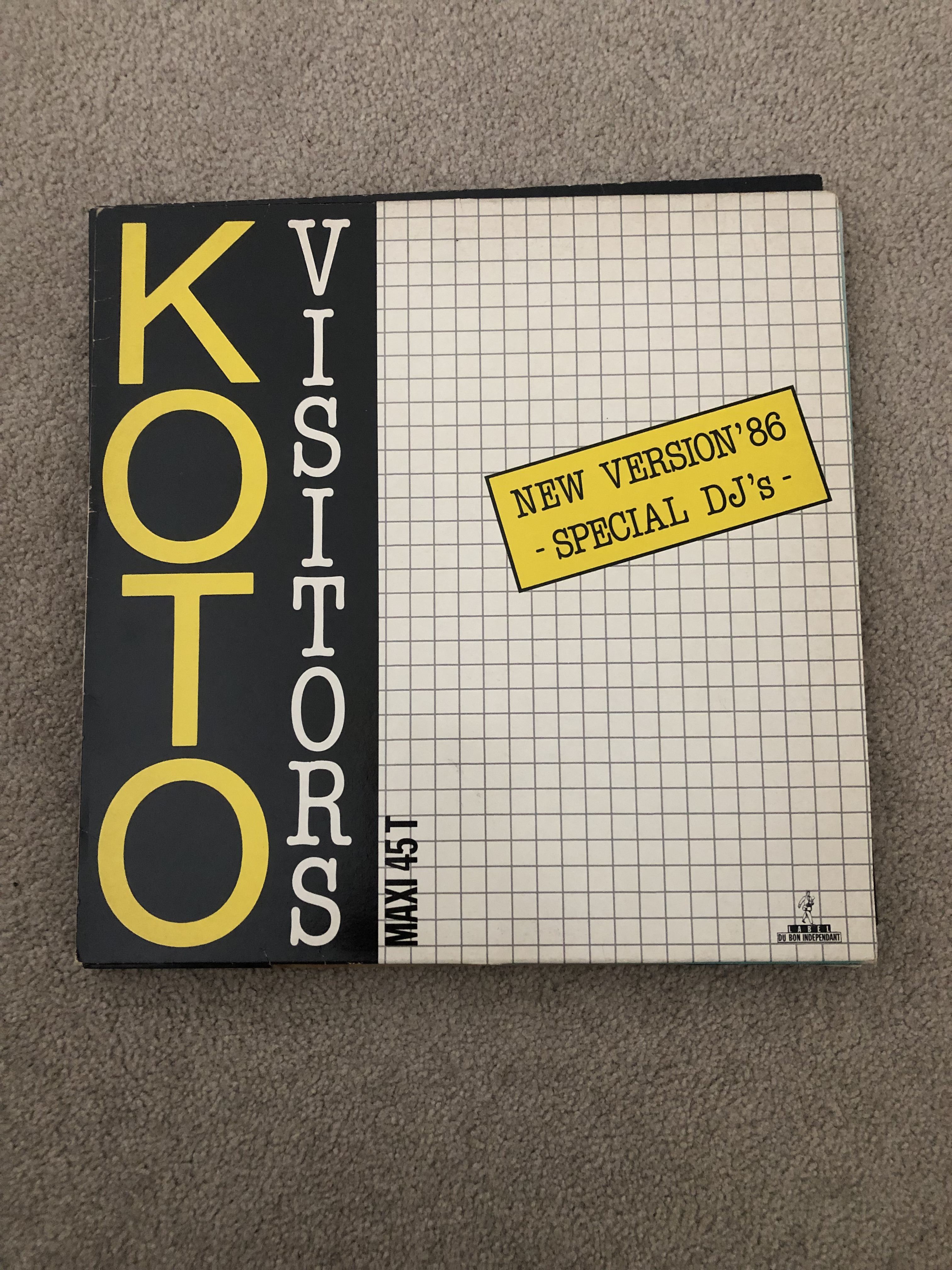 Koto - Visitors (New Version ‘86) 12” Vinyl Record