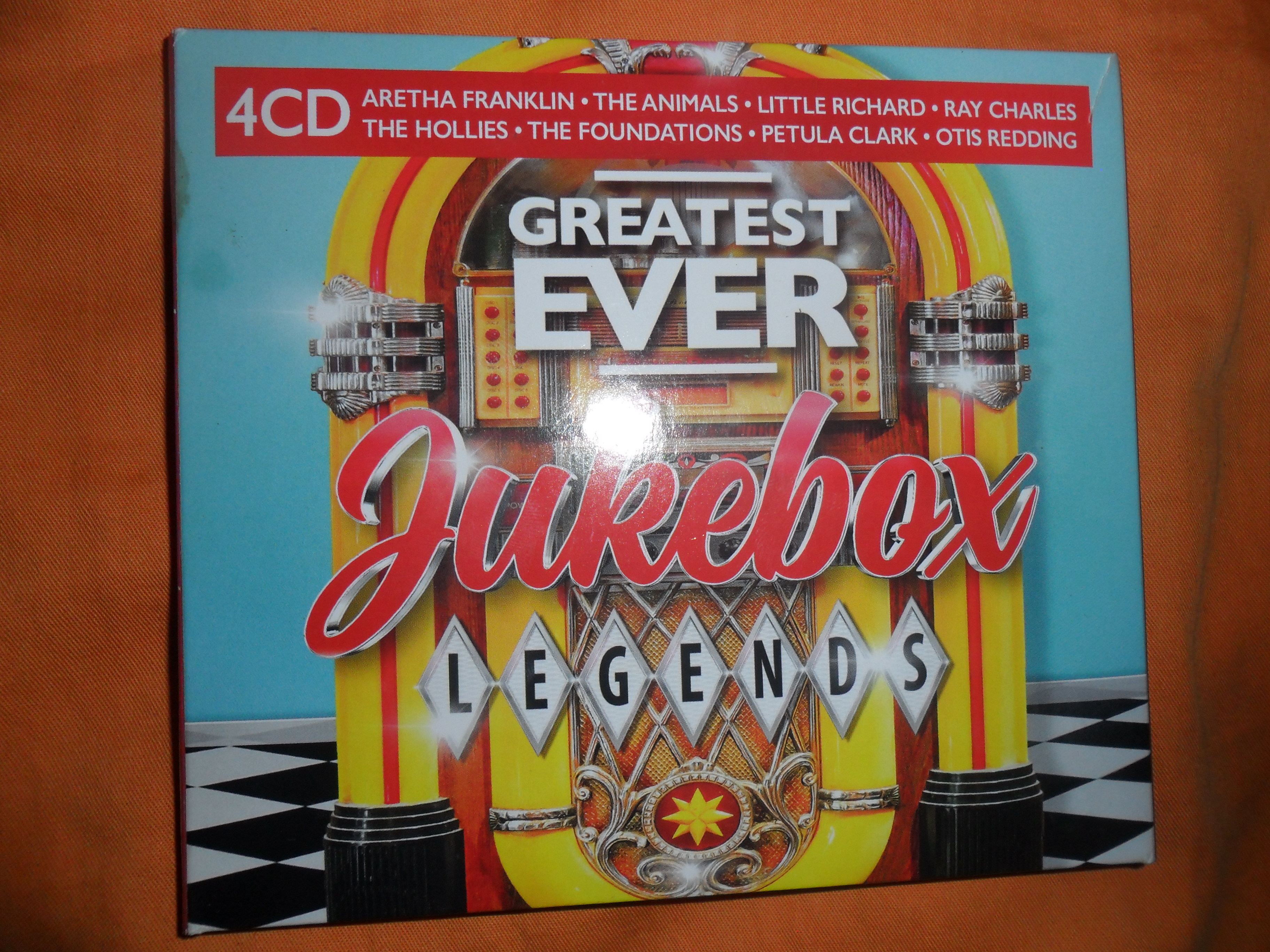 Greatest Ever Jukebox Legends 4cds ﻿ Vinyl, CD, and Bluray