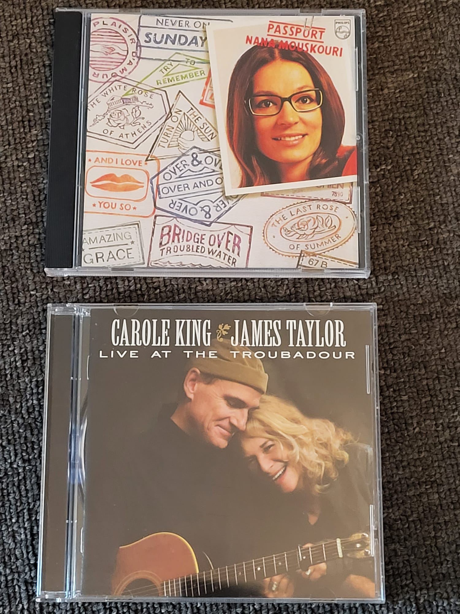 Carole King & James Taylor + Nana Mouskouri CDs