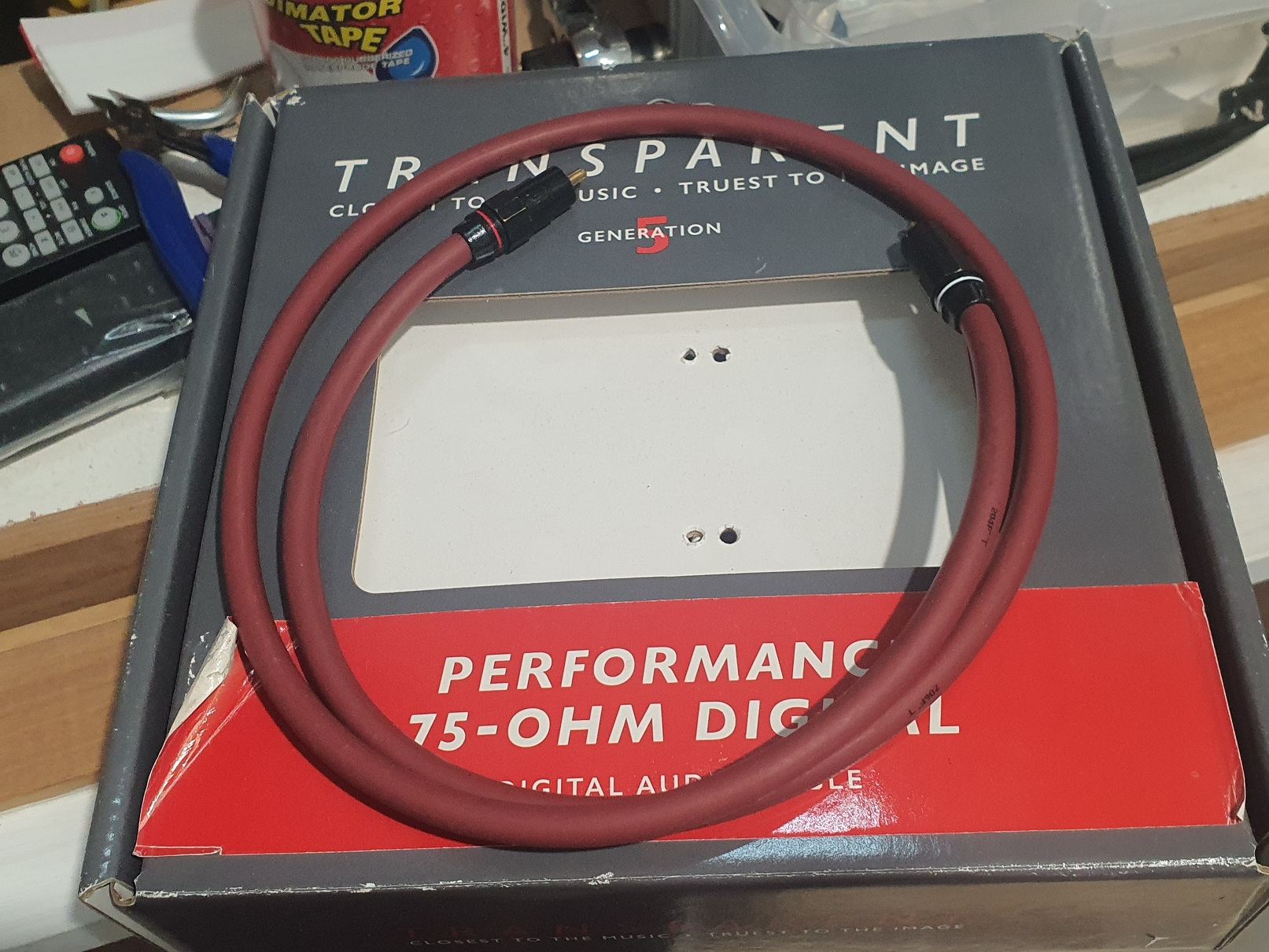 Transparent Audio High Performance Digital RCA 1 M
