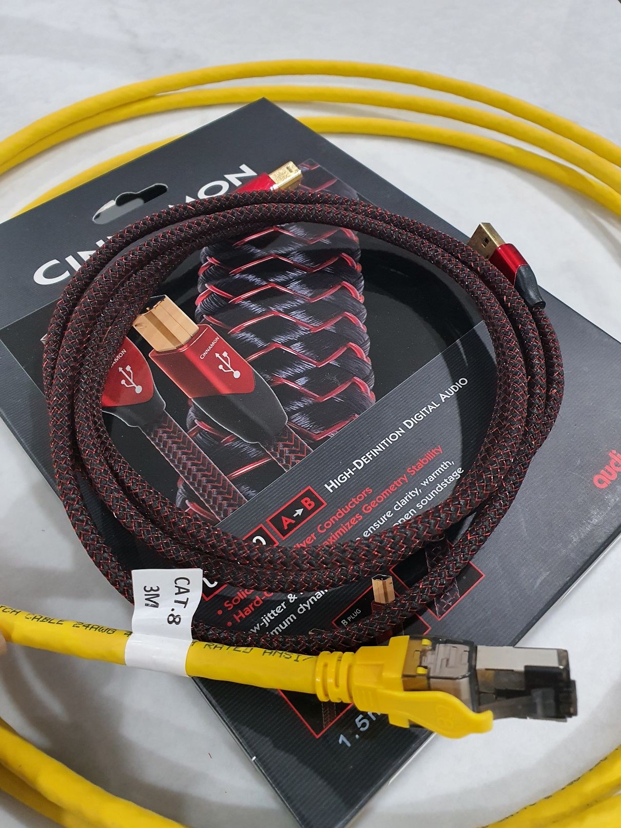 Audioquest Cinnamon USB & Ethernet CAT8