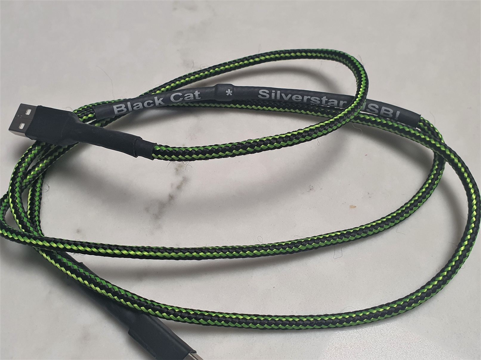 Black cat USB Cable 0.7M