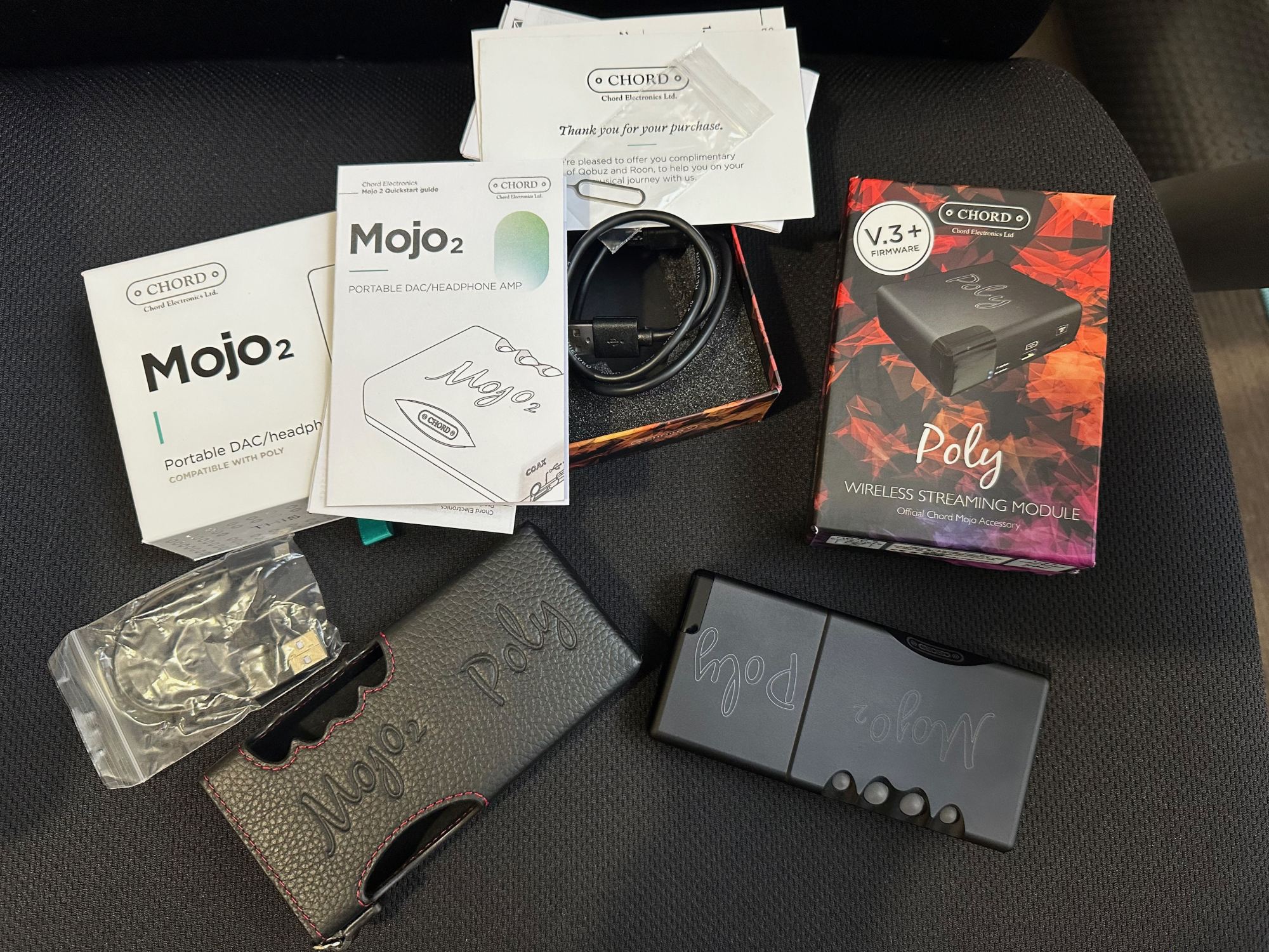 Chord Mojo 2 + Poly Streamer + Case - Stereo, Home Cinema, Headphones ...