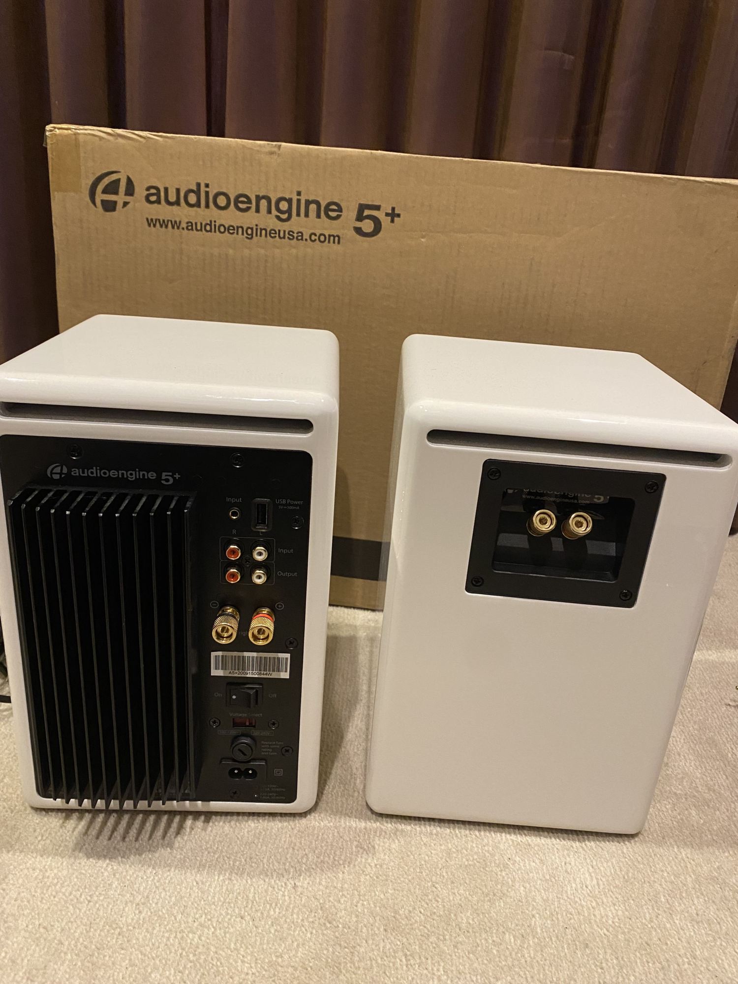 Audioengine A5+ Active Speakers (white) ﻿ Stereo, Home Cinema