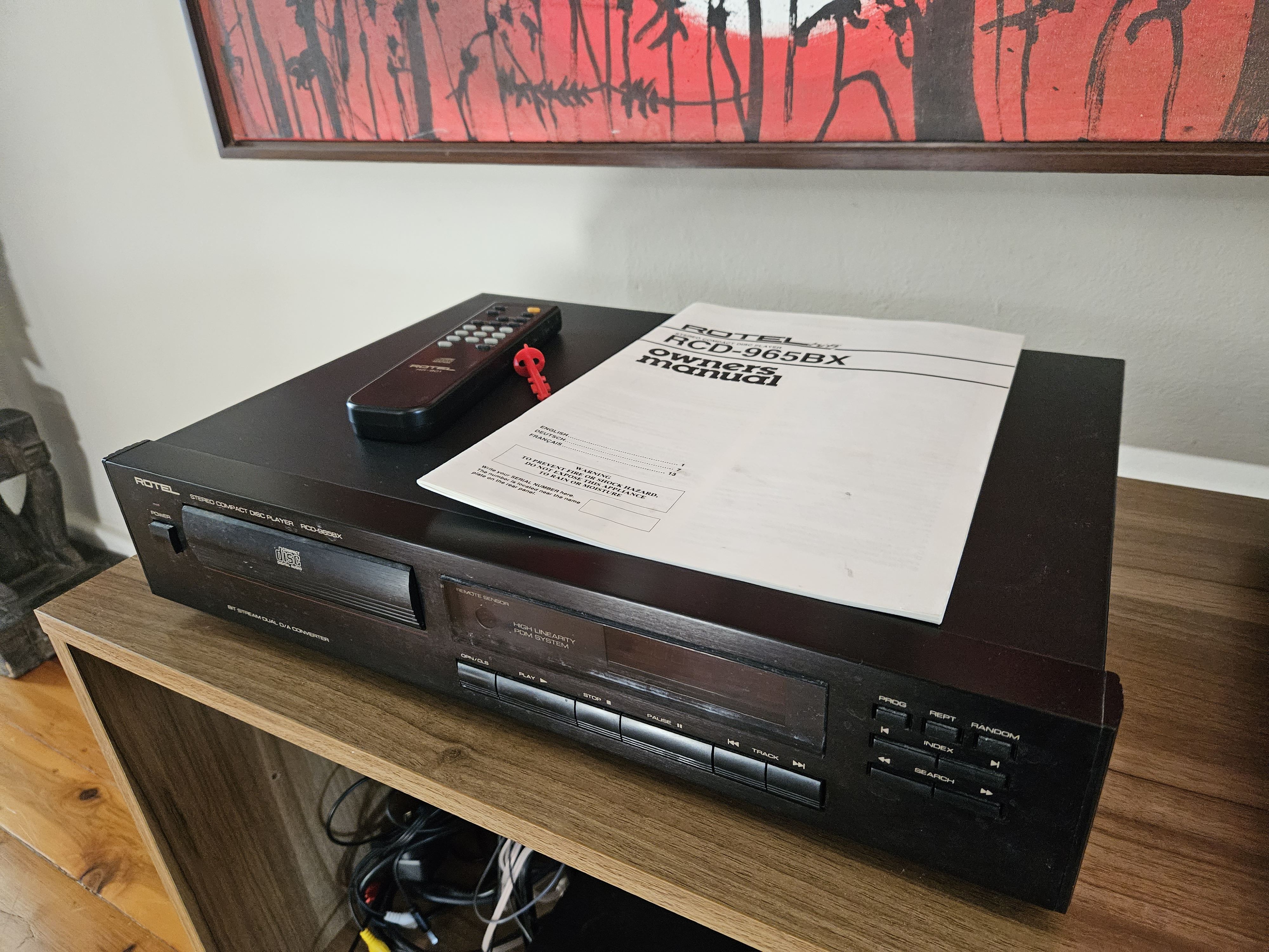 Rotel RCD-965BX CD player - Stereo, Home Cinema, Headphones