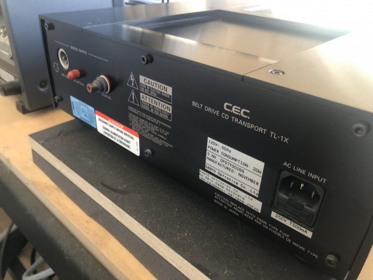 C.E.C. TL-1X CD Transport -rebuilt and improved by Leviathan - Stereo ...