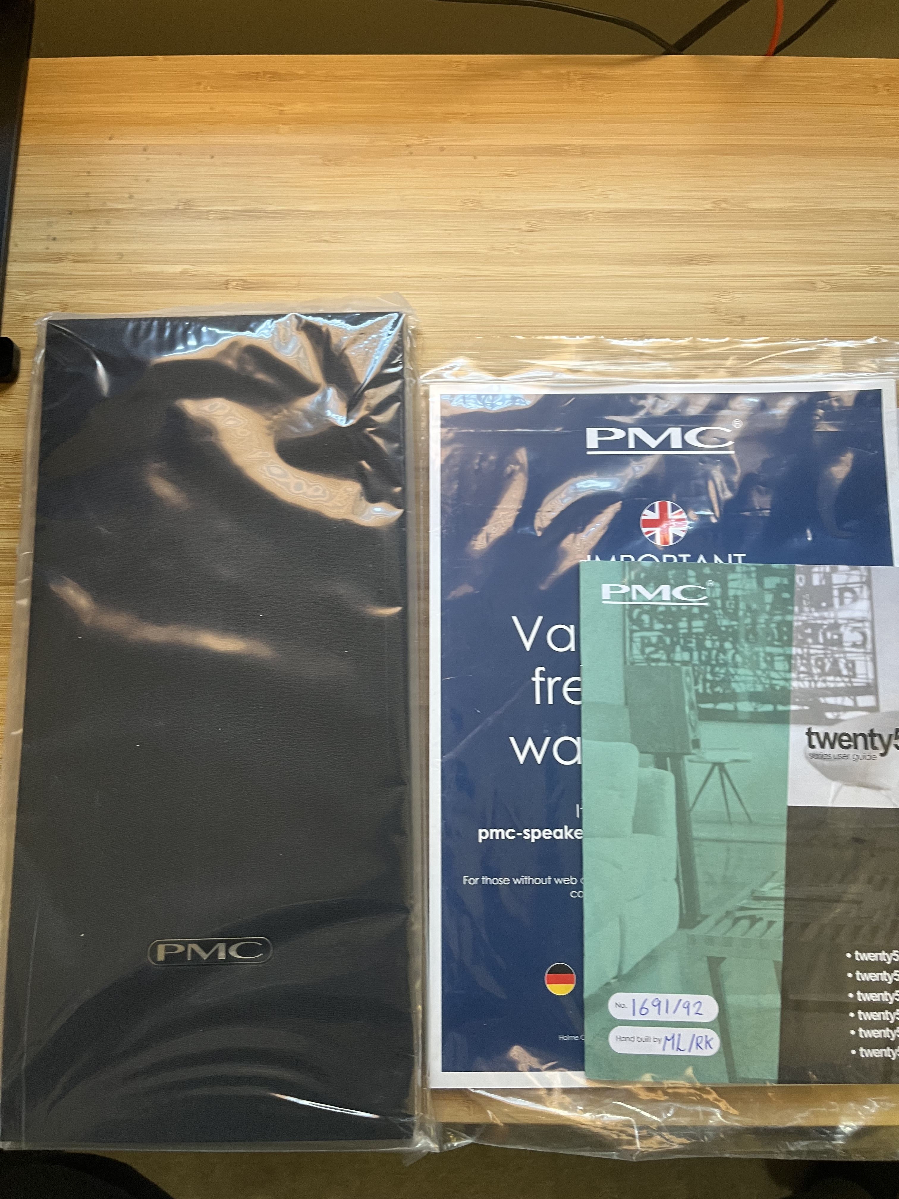 PMC twenty5.21 Black Finish Compact Bookshelf Speakers