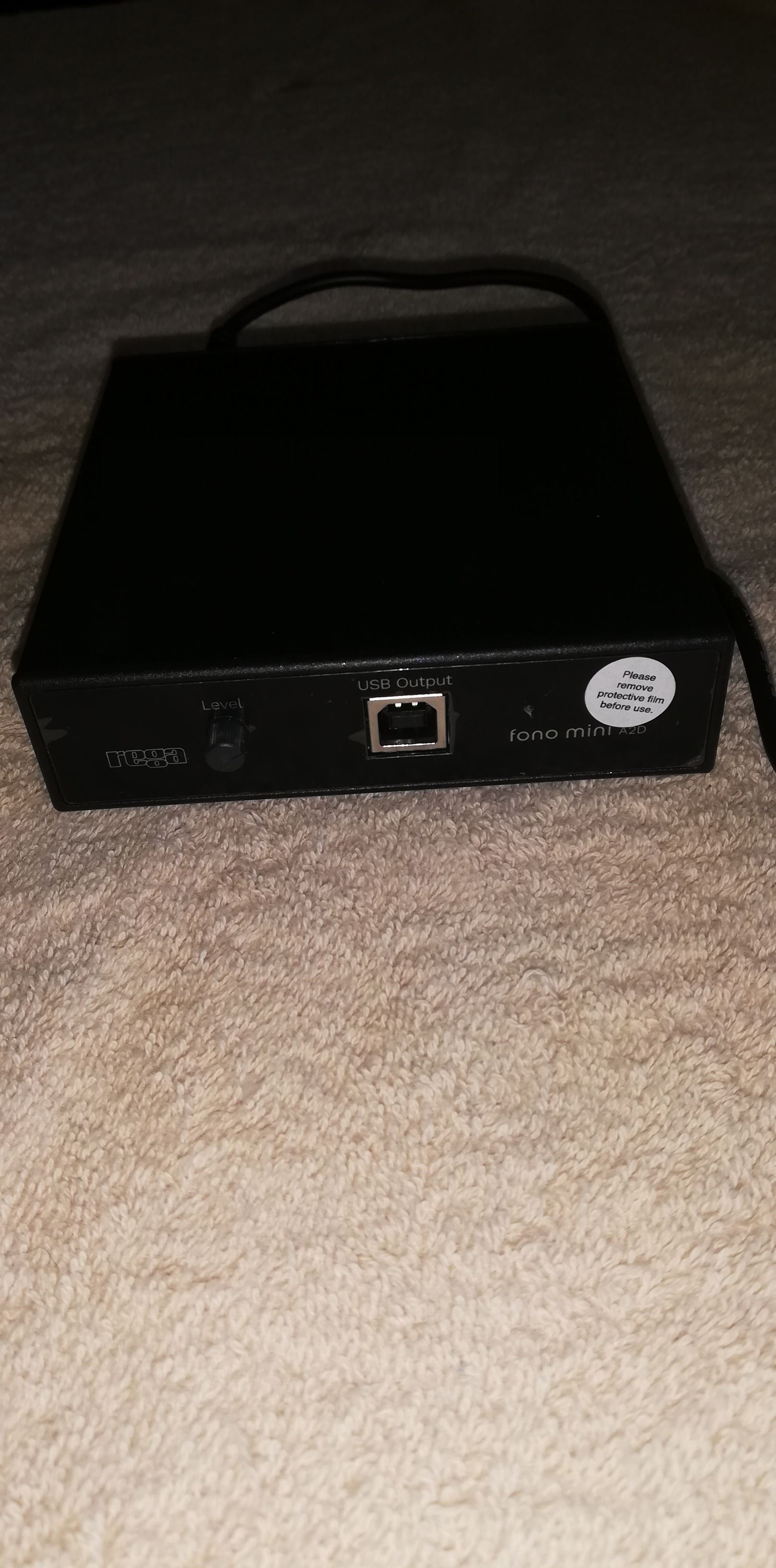 Rega Fono Mini A2D MM Phono USB recording